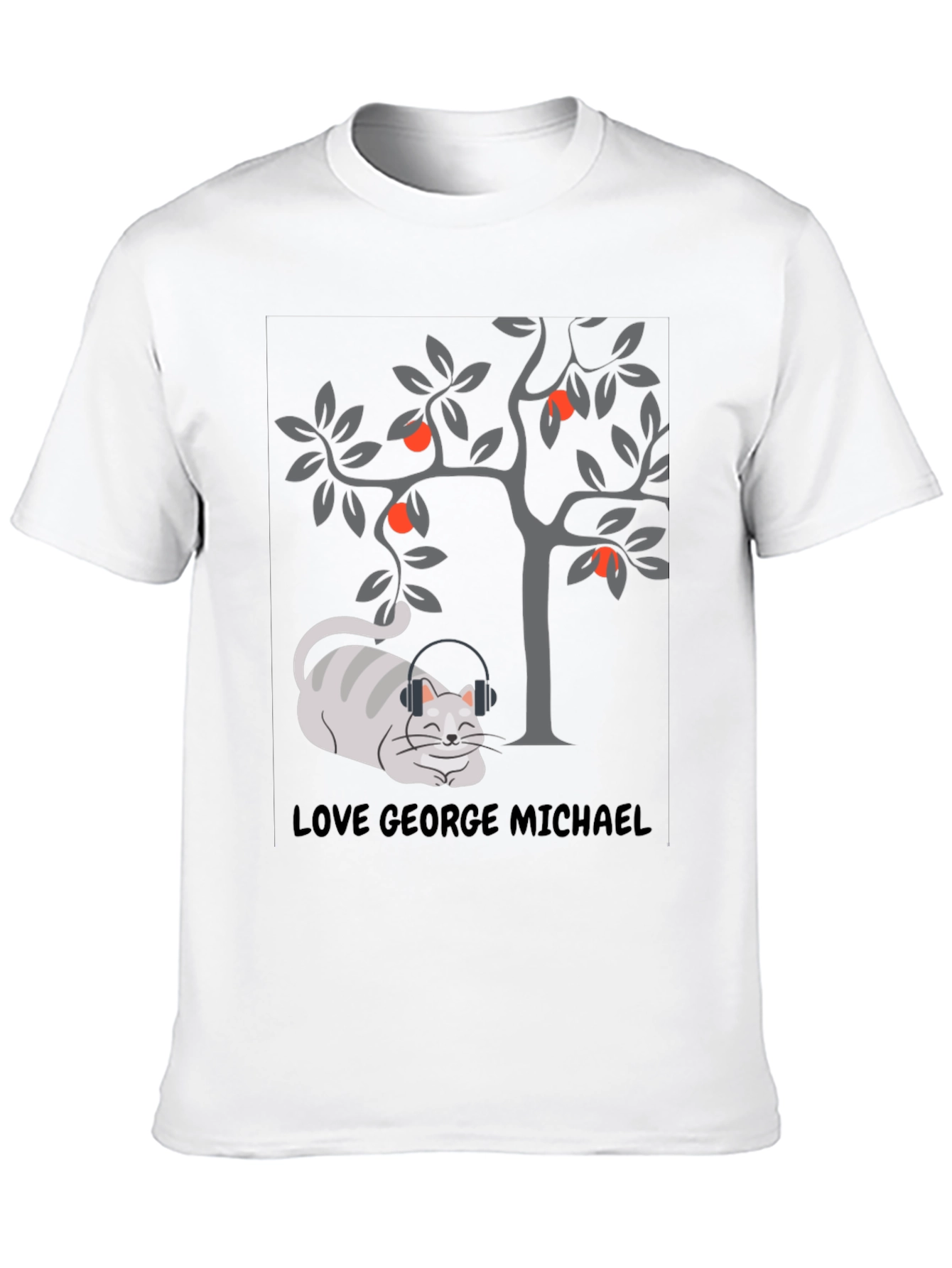 Love George Michael Cat T-Shirt