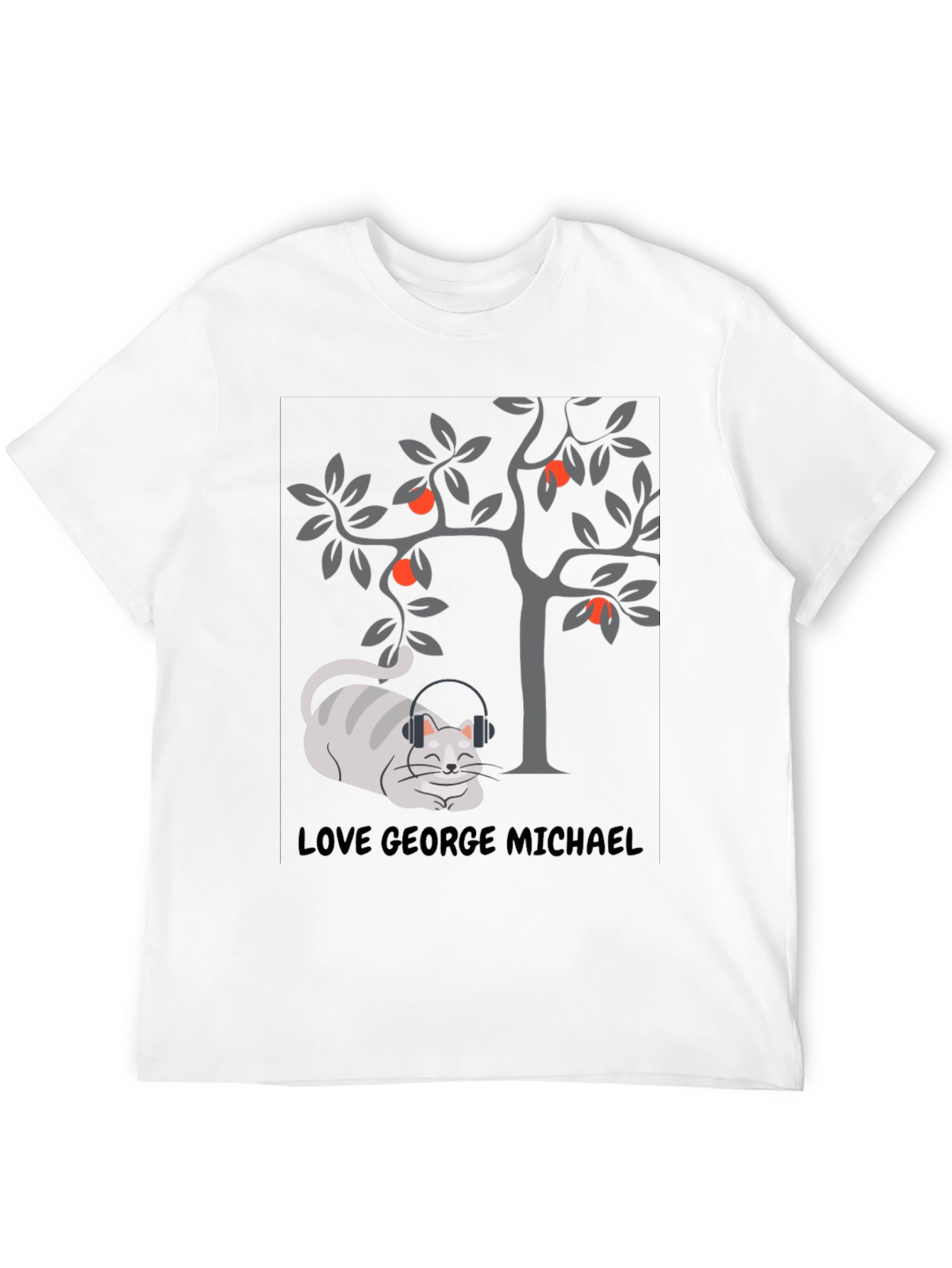 Love George Michael Cat T-Shirt