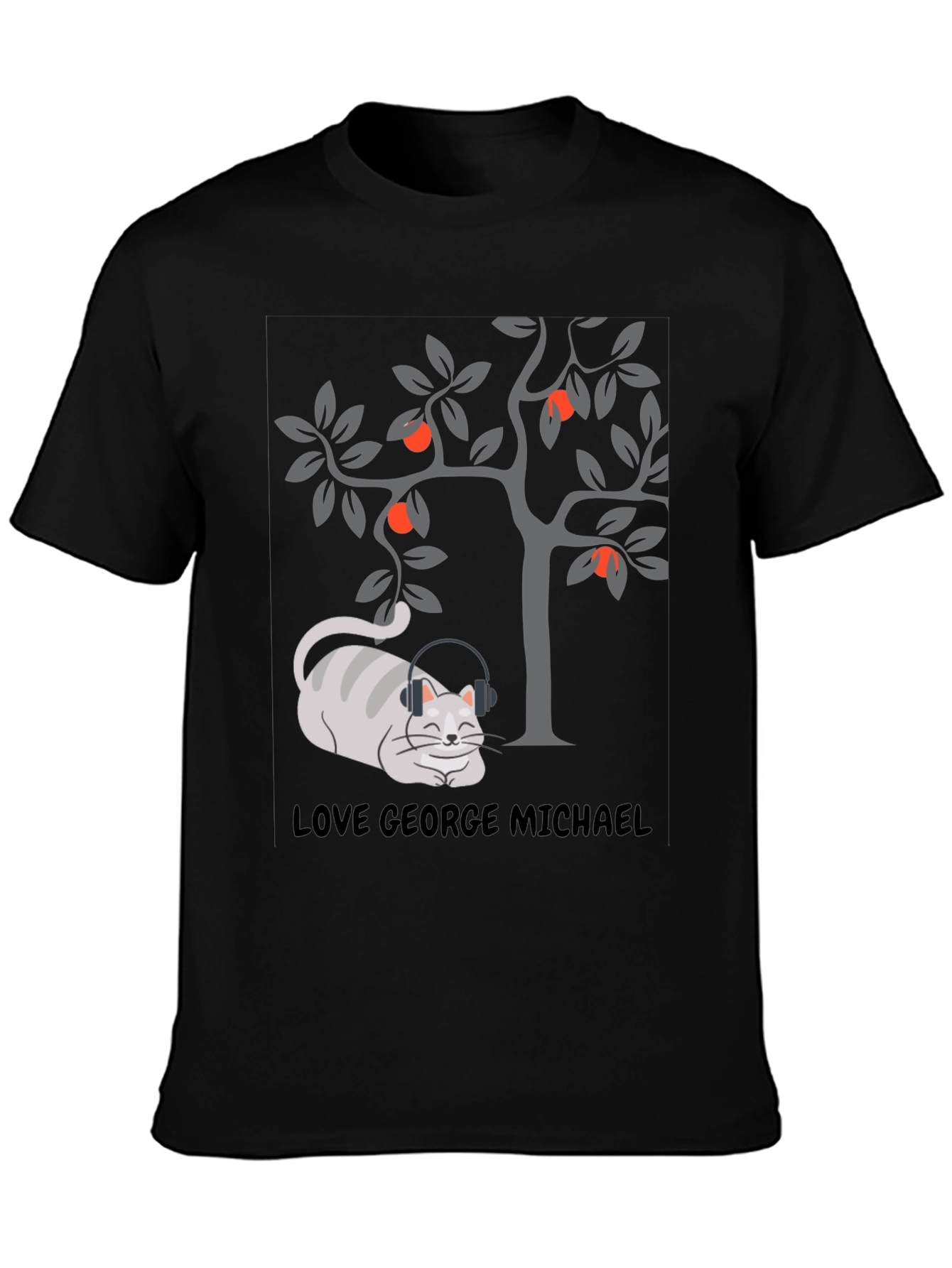 Love George Michael Cat T-Shirt