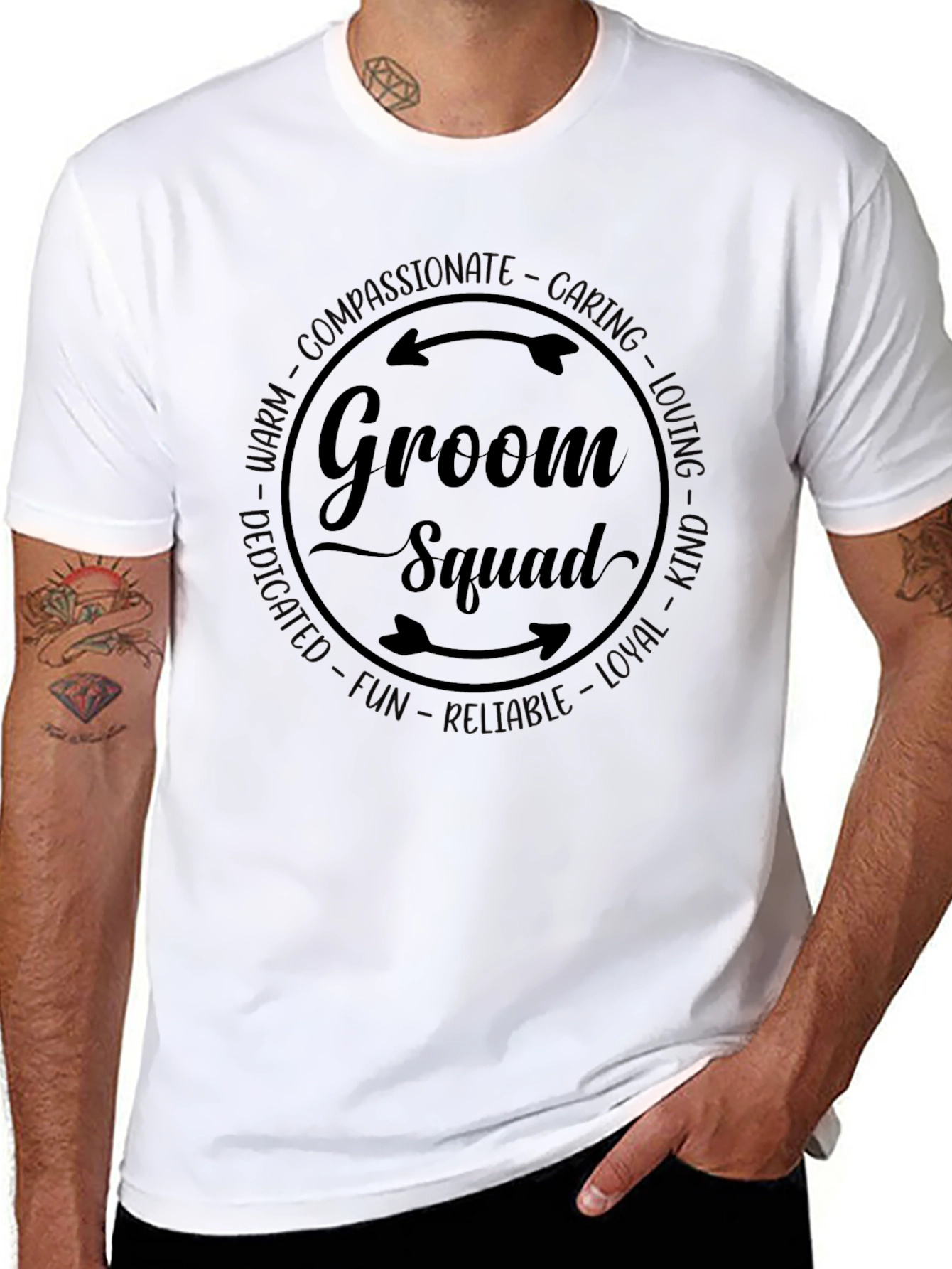 Groom Squad Graphic Tee - Wedding Crew Apparel