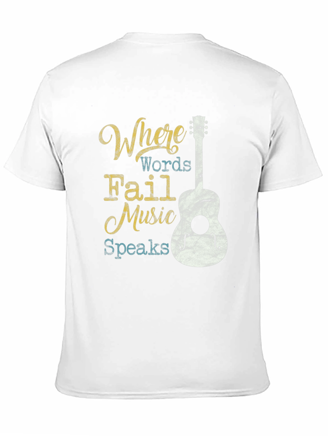Where Words Fail Music Speaks T-Shirt
