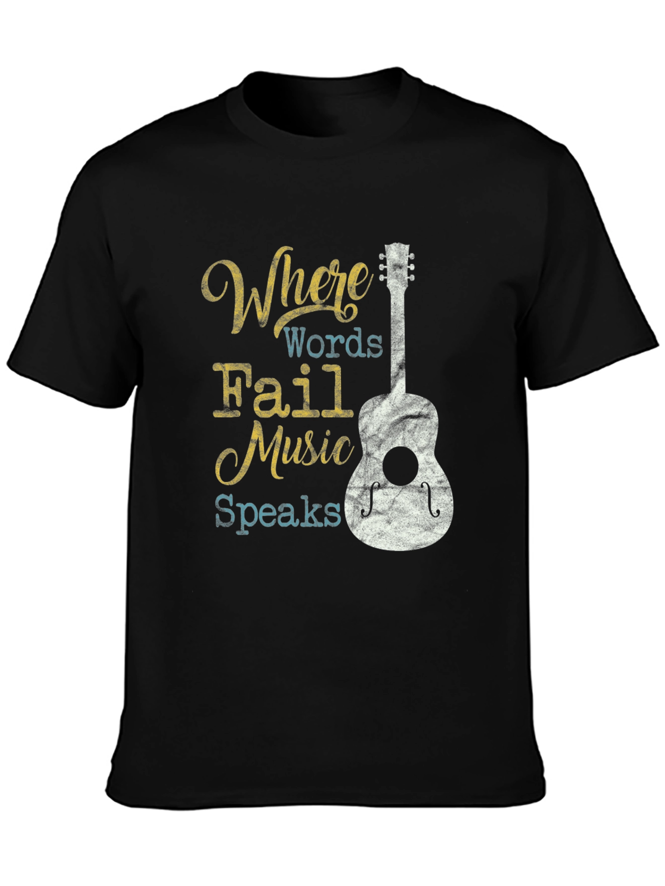 Where Words Fail Music Speaks T-Shirt