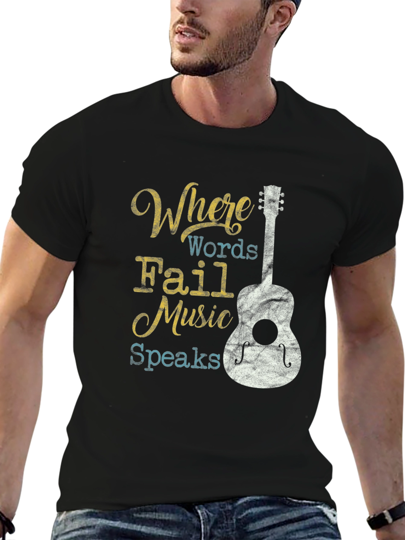 Where Words Fail Music Speaks T-Shirt