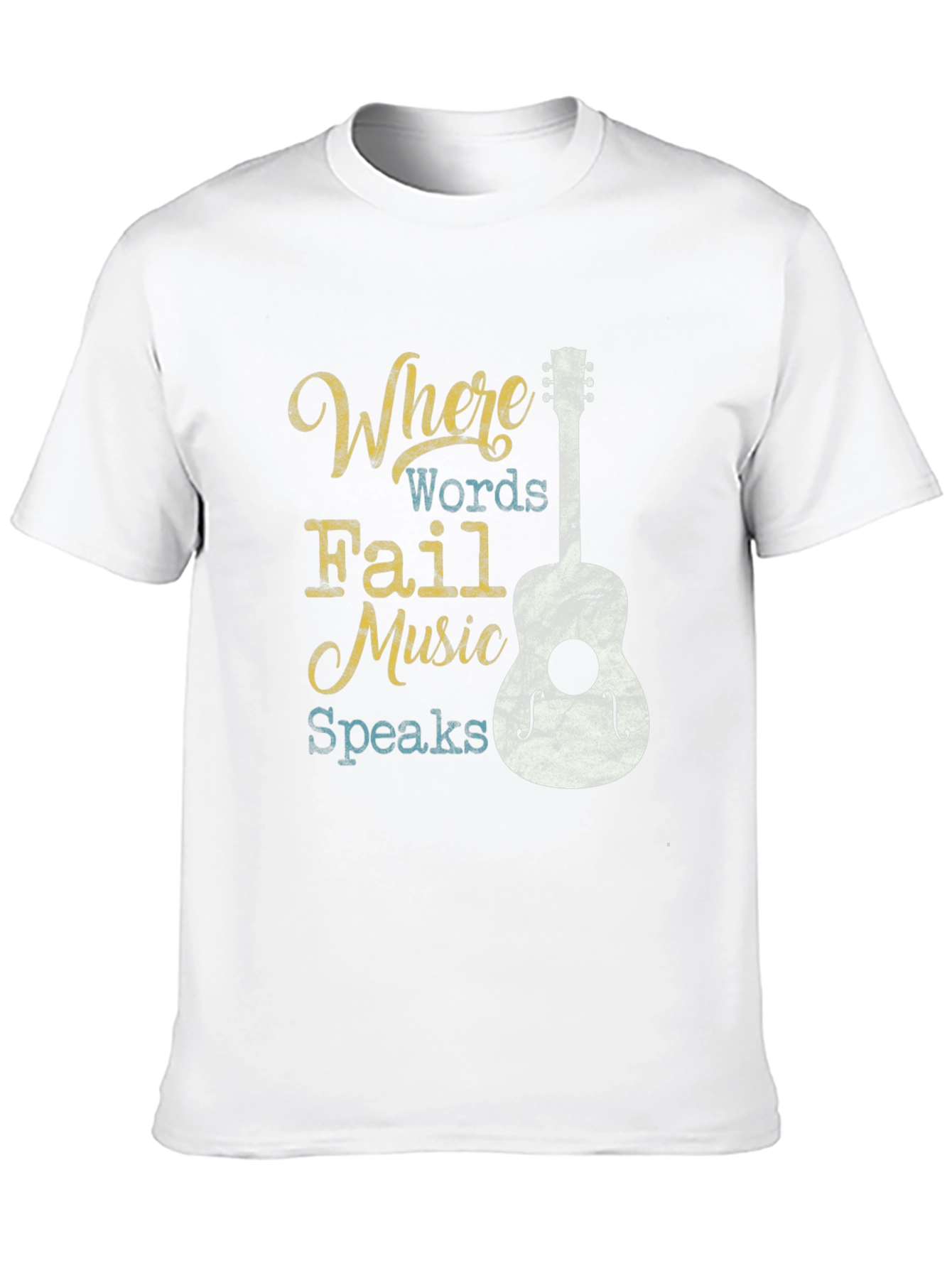 Where Words Fail Music Speaks T-Shirt