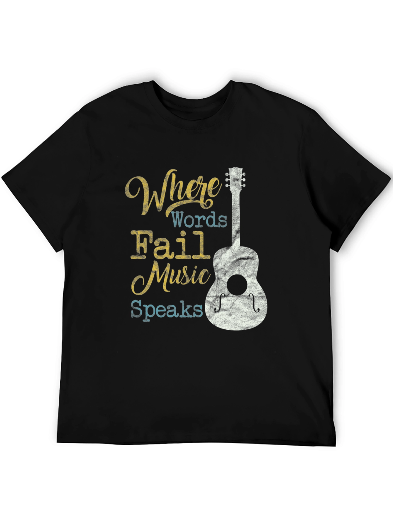 Where Words Fail Music Speaks T-Shirt