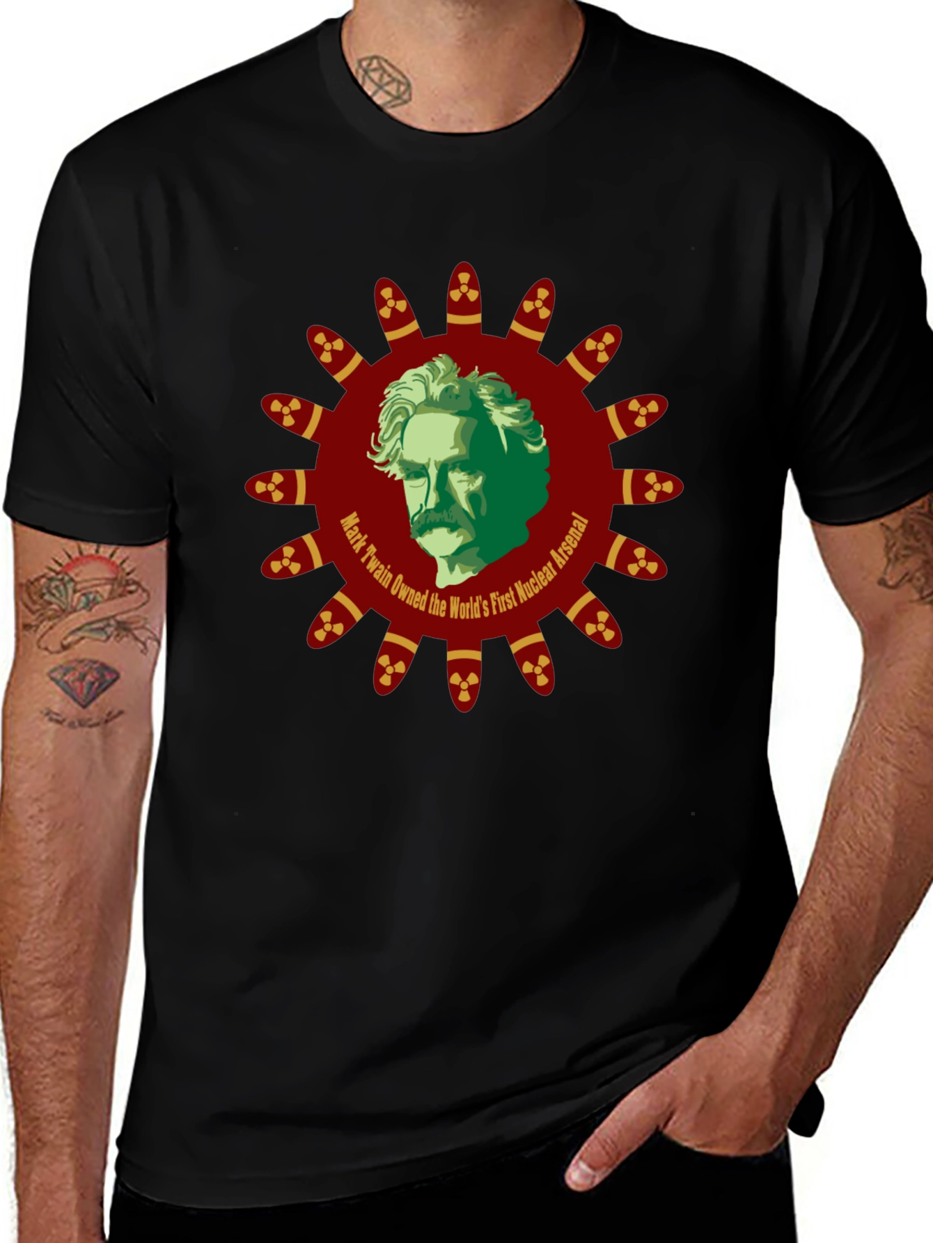 Mark Twain Nuclear Arsenal Graphic T-Shirt