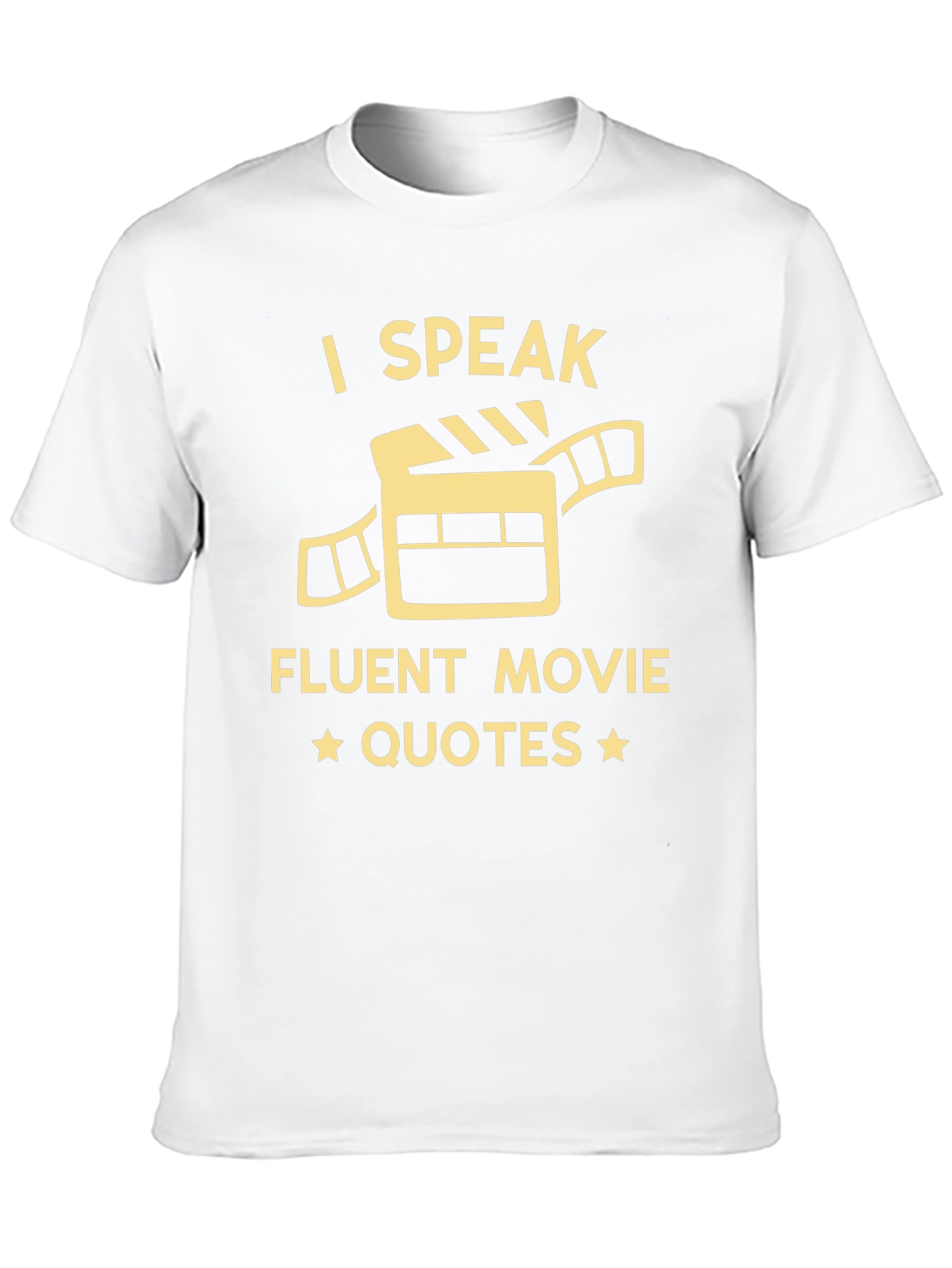 I Speak Fluent Movie Quotes Black T-Shirt