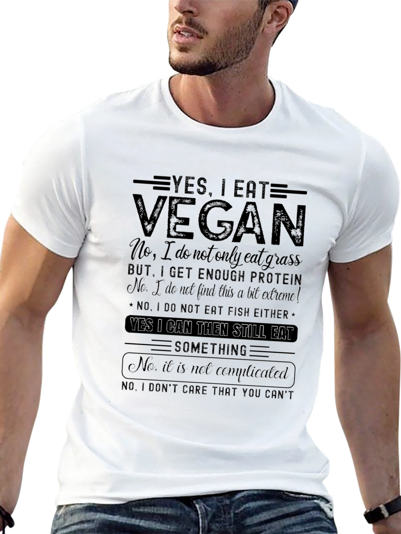 Yes I Eat Vegan Graphic T-Shirt