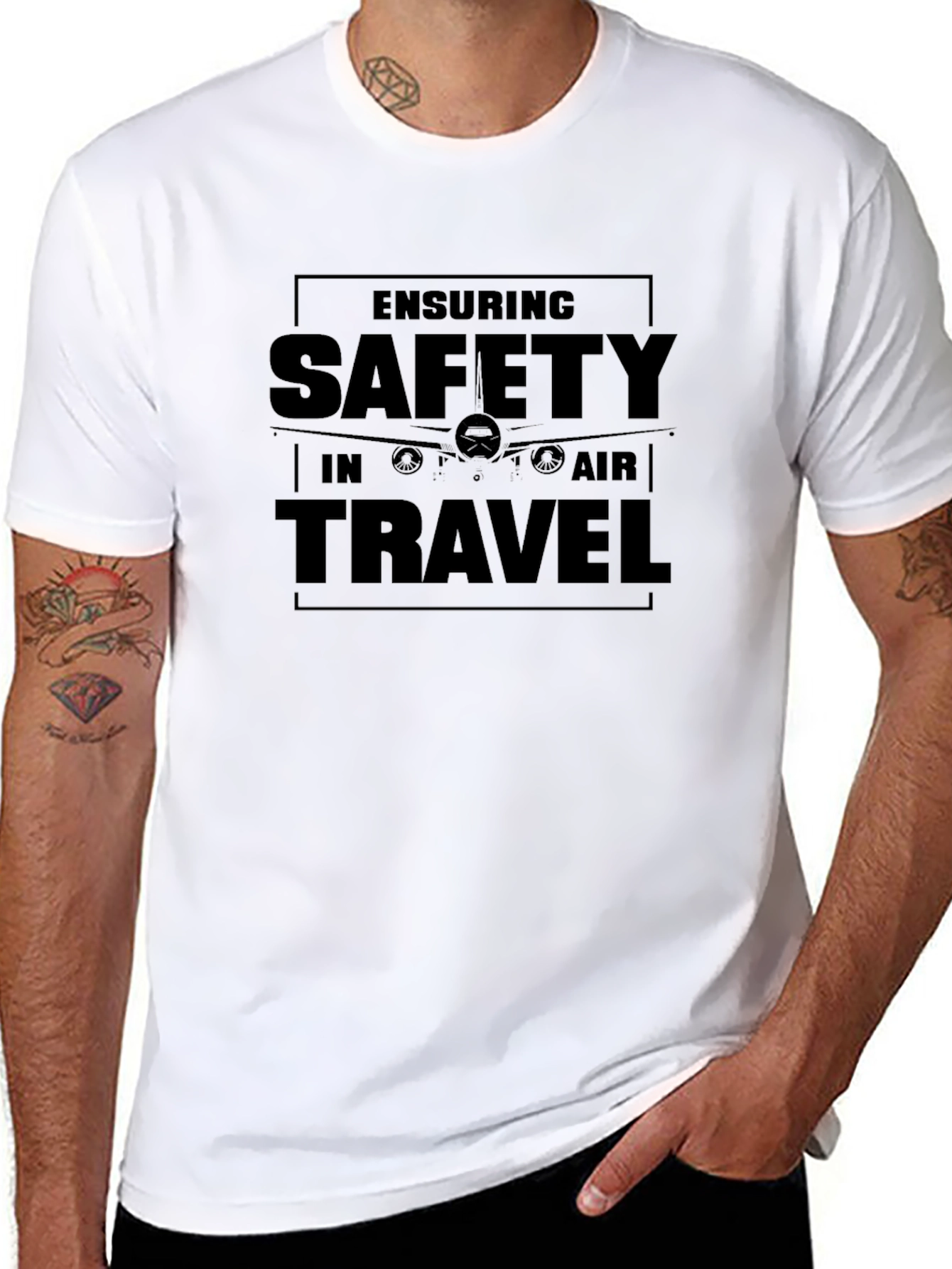 Ensuring Safety in Air Travel Graphic Tee