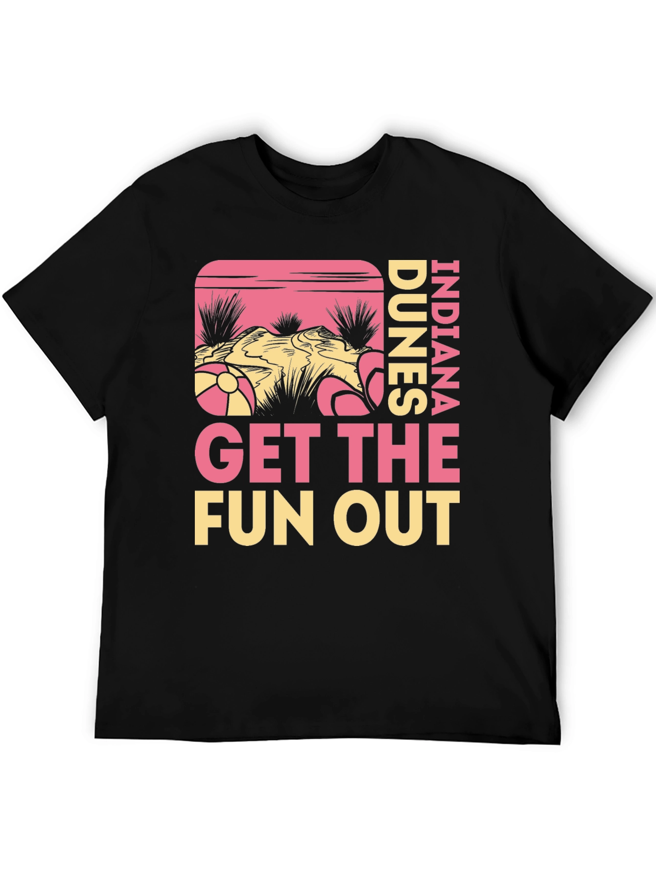 Indiana Dunes Get The Fun Out Graphic Tee