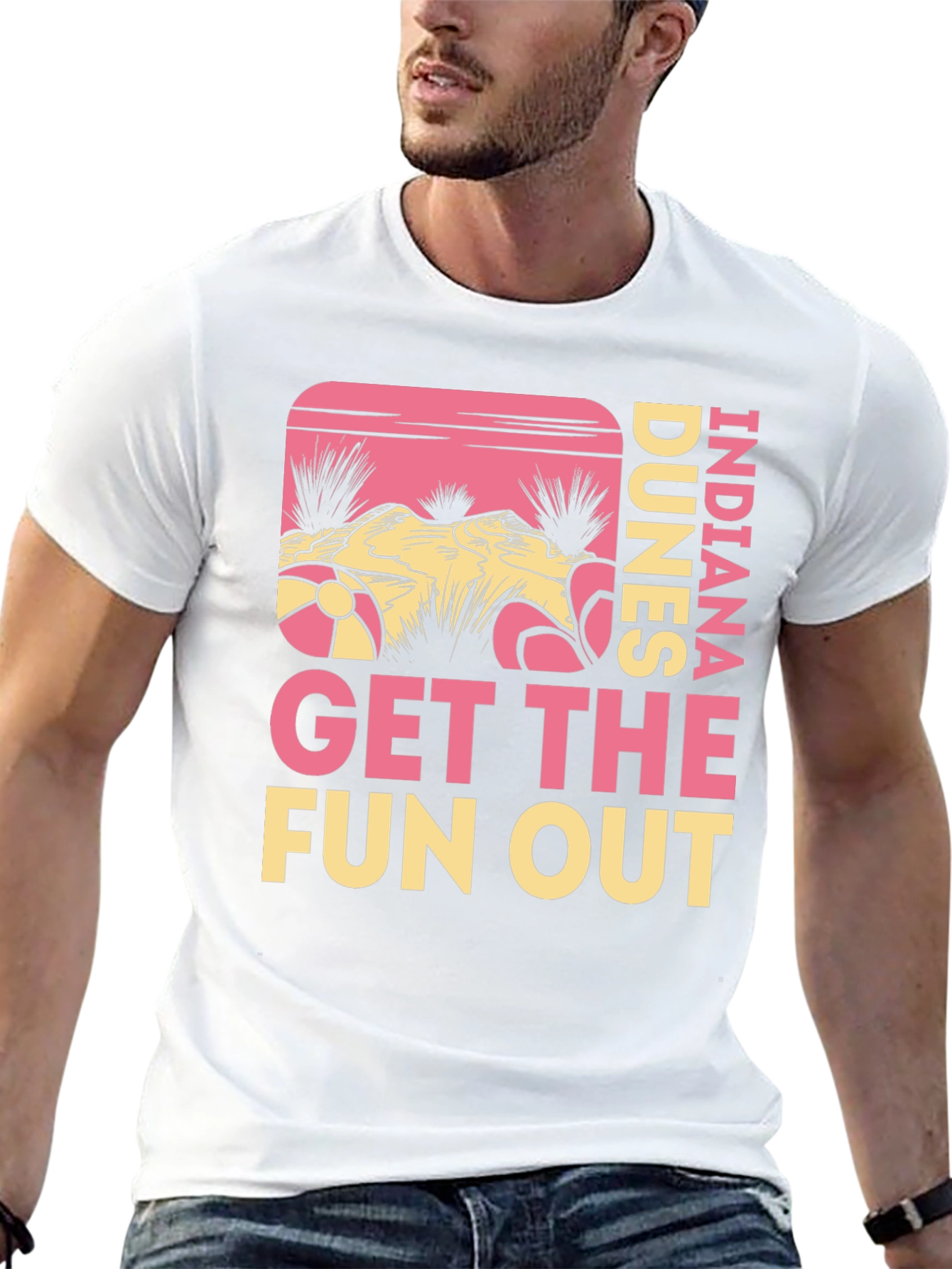 Indiana Dunes Get The Fun Out Graphic Tee