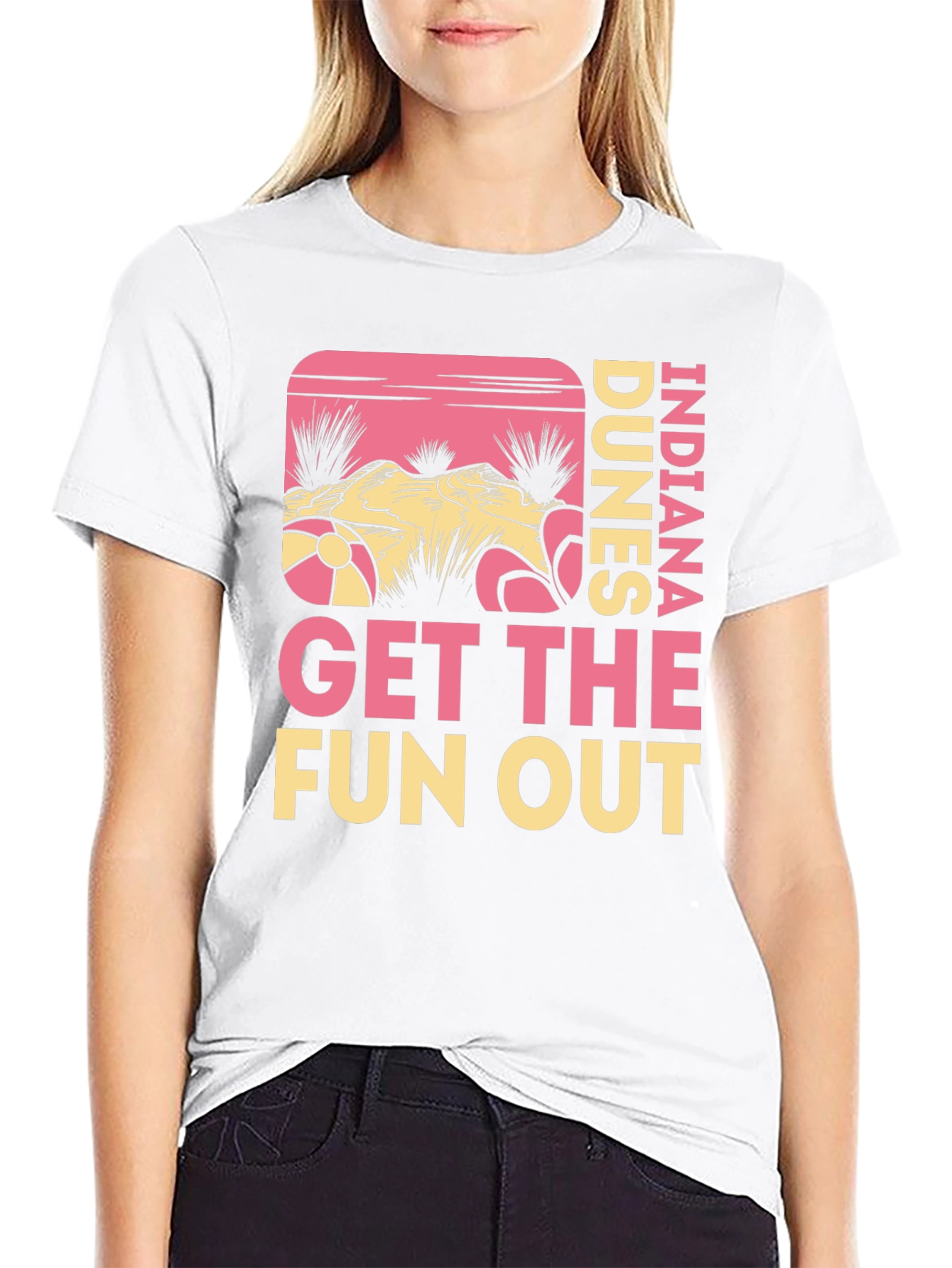 Indiana Dunes Get The Fun Out Graphic Tee
