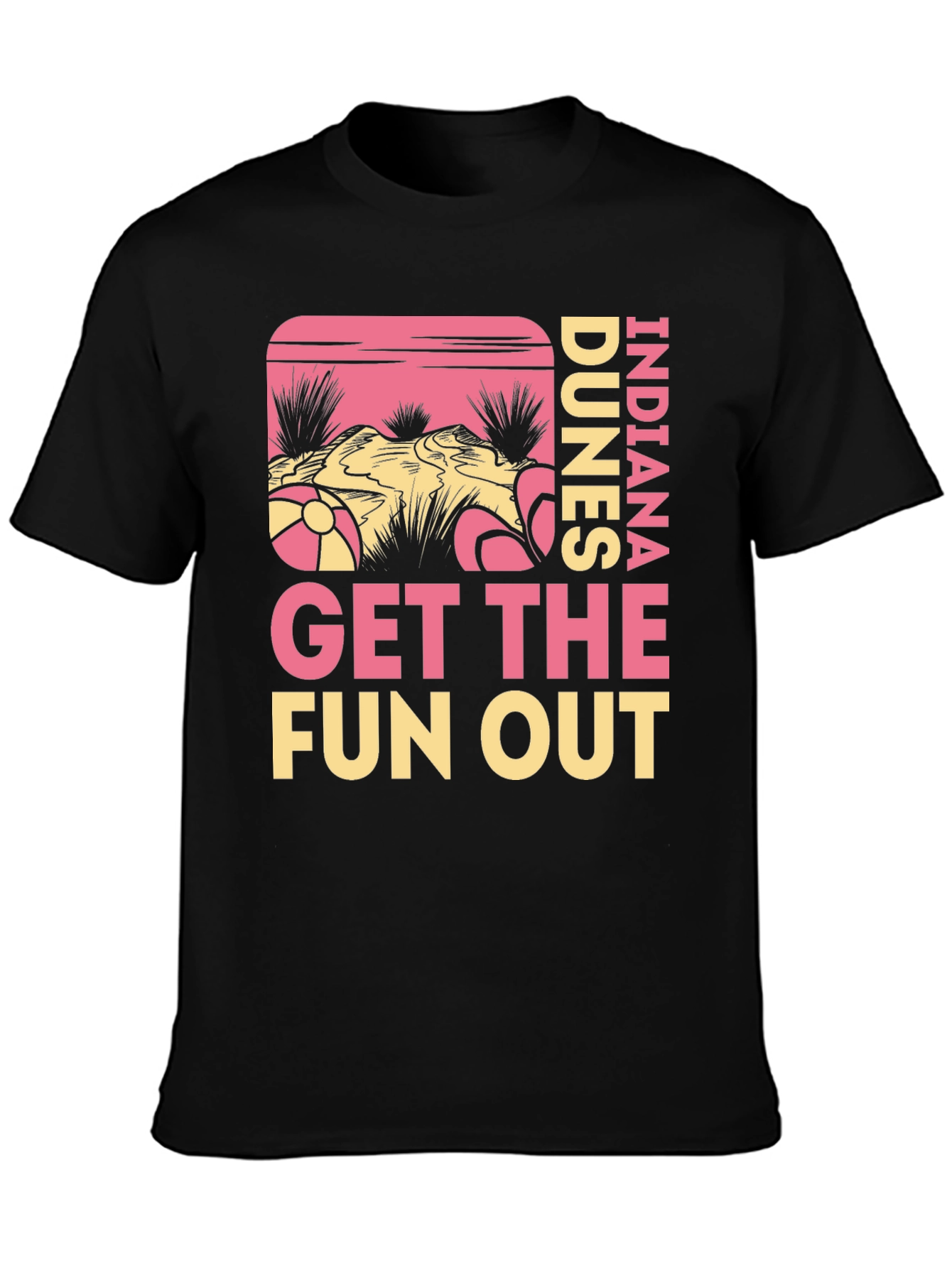 Indiana Dunes Get The Fun Out Graphic Tee