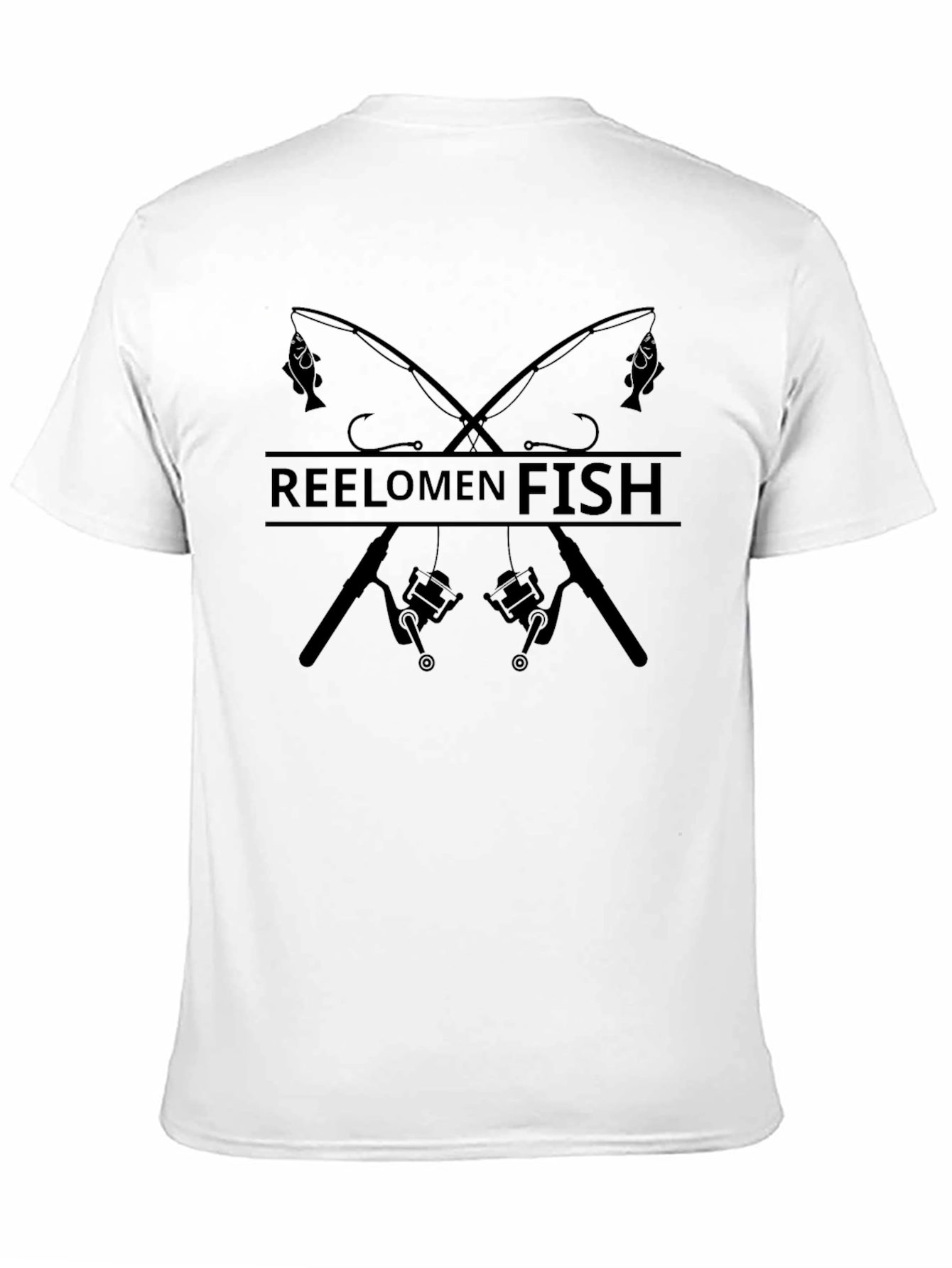 Reel Men Fish Graphic Tee - Fishing Enthusiast Apparel
