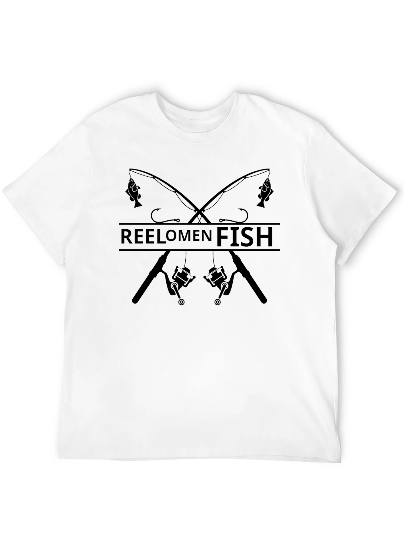 Reel Men Fish Graphic Tee - Fishing Enthusiast Apparel