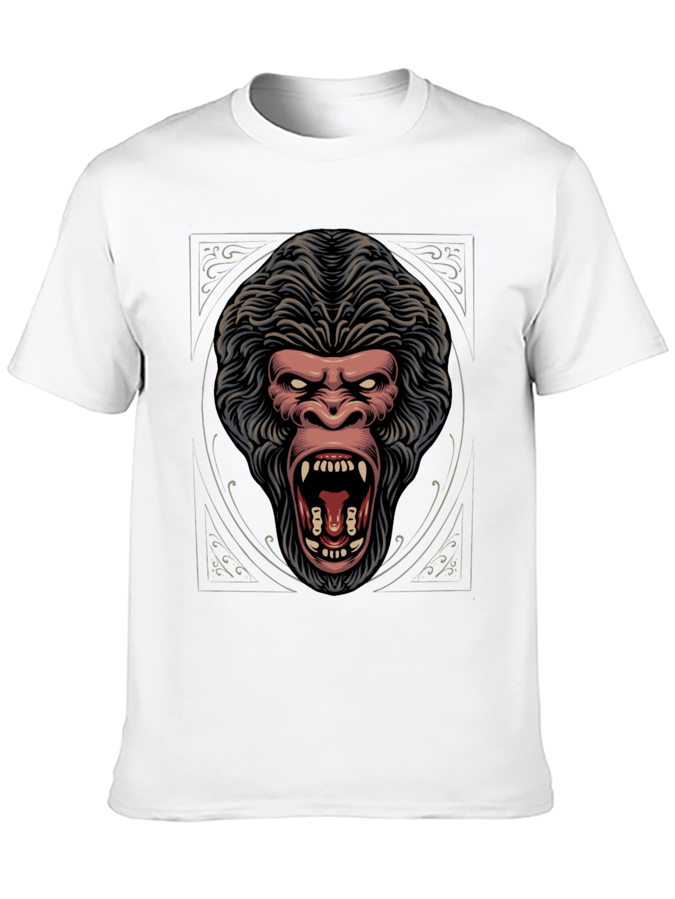 Fierce Gorilla Graphic Tee - Black