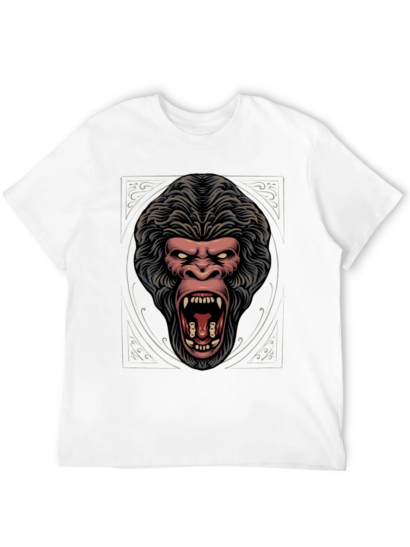 Fierce Gorilla Graphic Tee - Black
