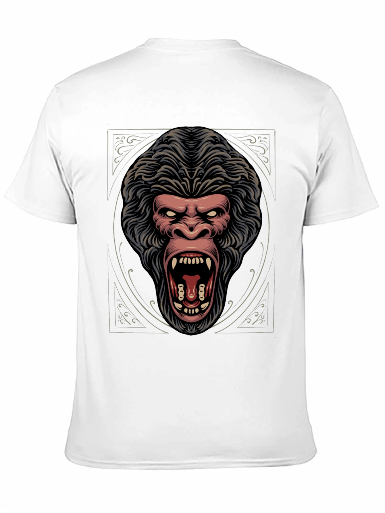 Fierce Gorilla Graphic Tee - Black