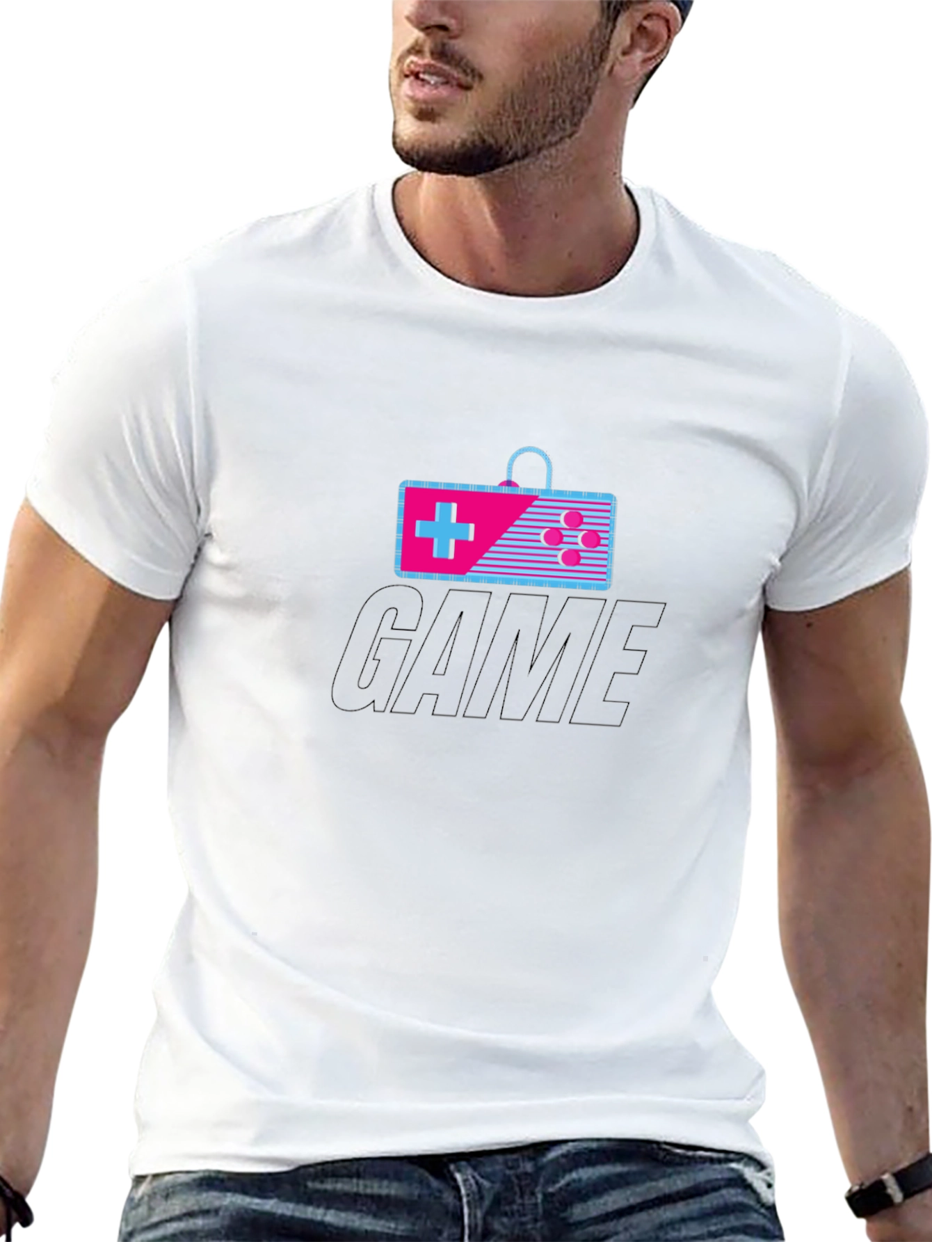 Retro Gaming T-Shirt - Black