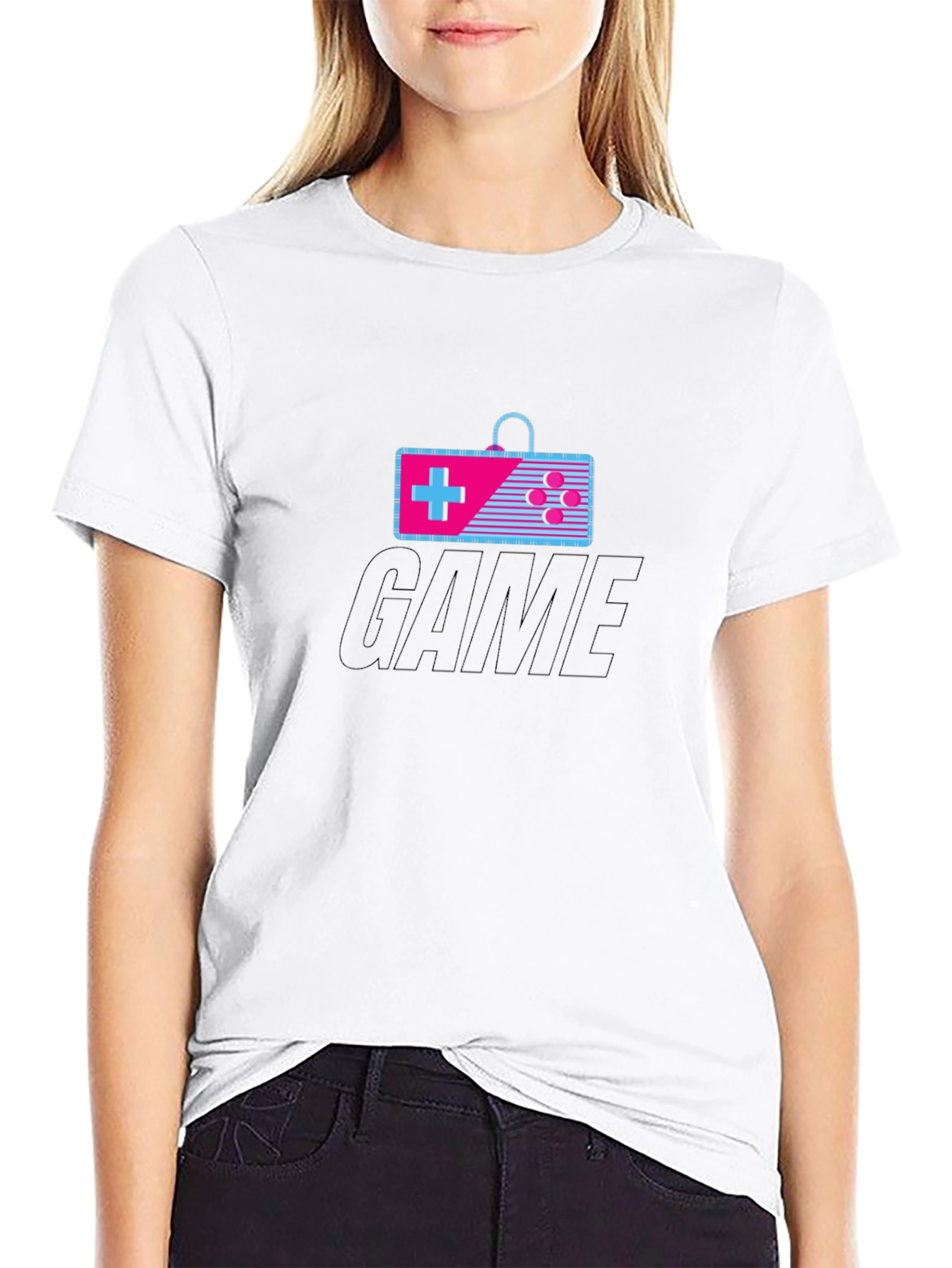 Retro Gaming T-Shirt - Black