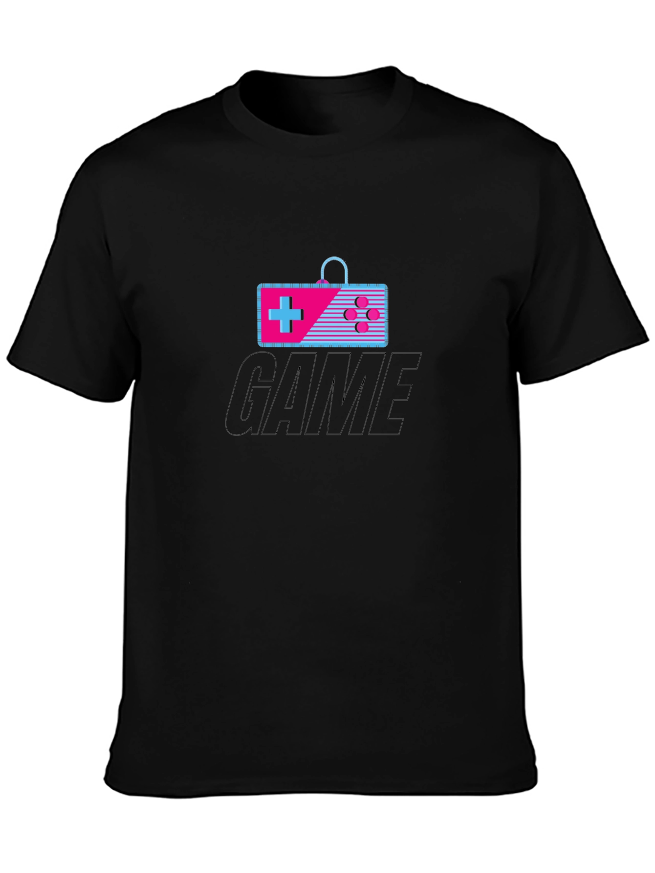 Retro Gaming T-Shirt - Black