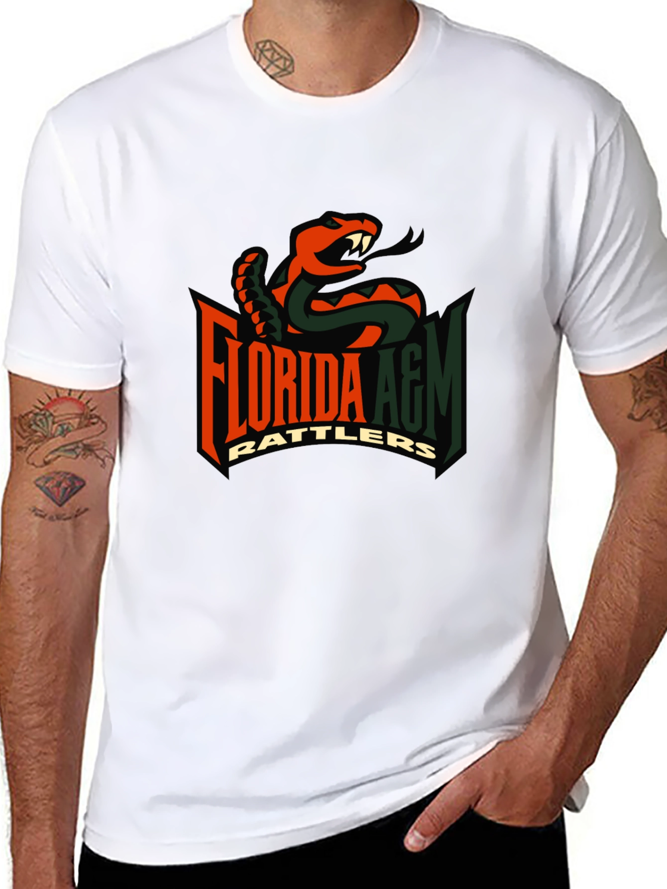 Florida A&M Rattlers Black T-Shirt