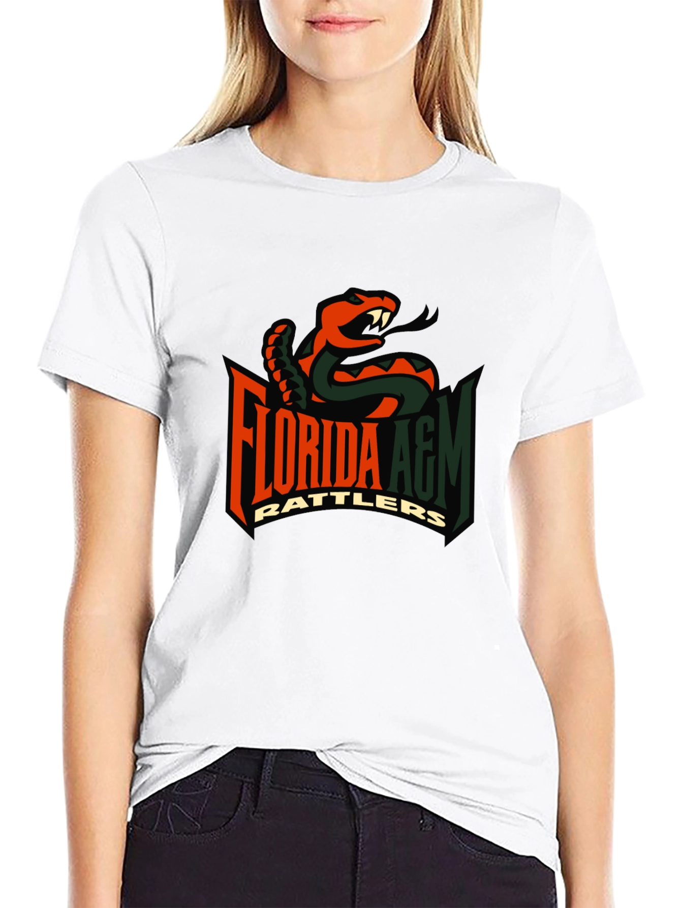 Florida A&M Rattlers Black T-Shirt