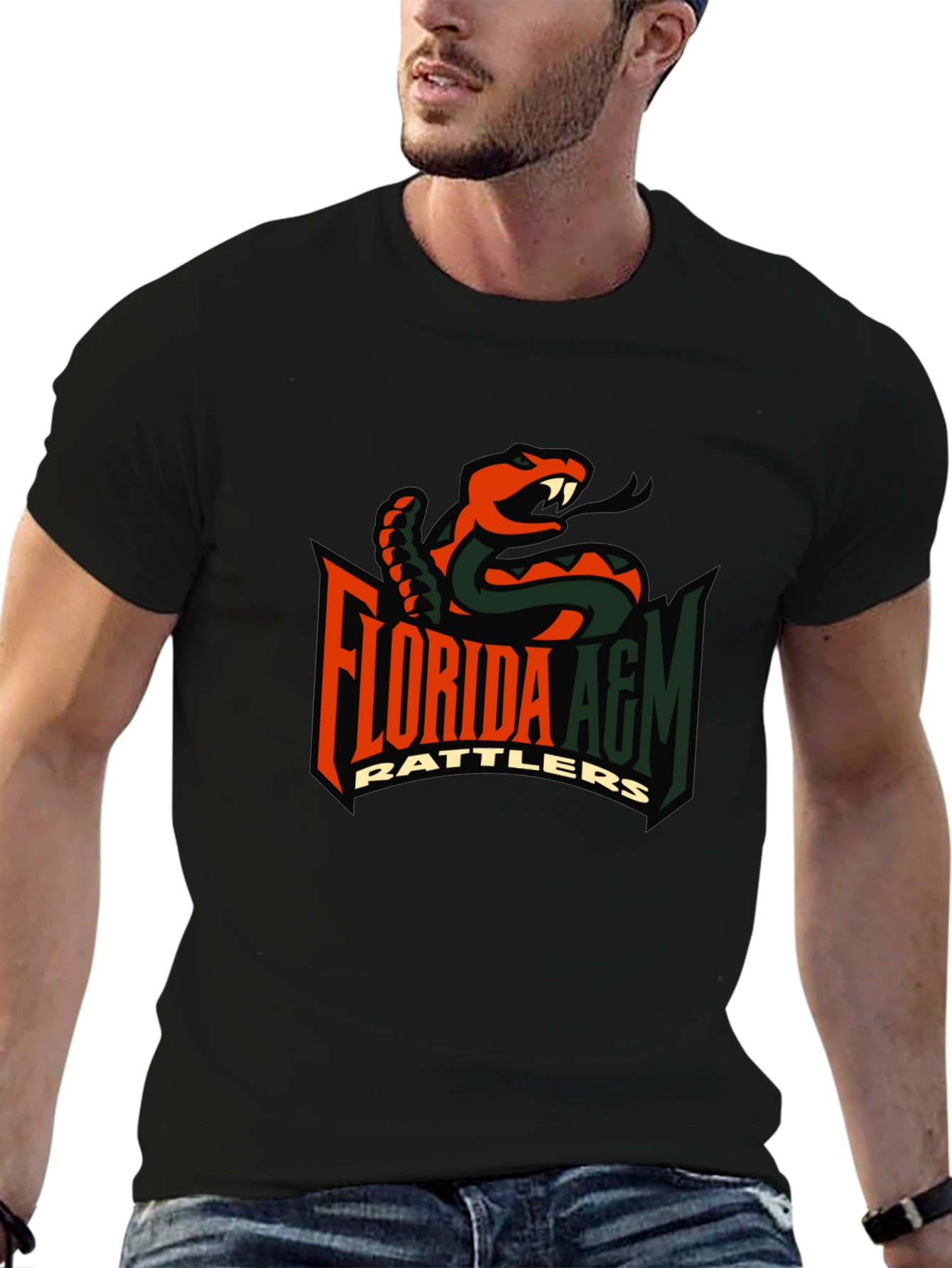 Florida A&M Rattlers Black T-Shirt