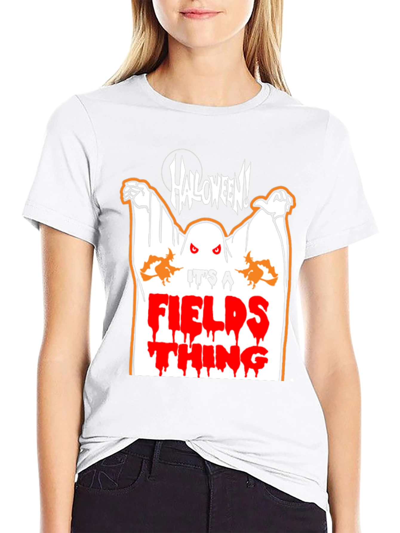 Halloween Fields Thing Graphic T-Shirt