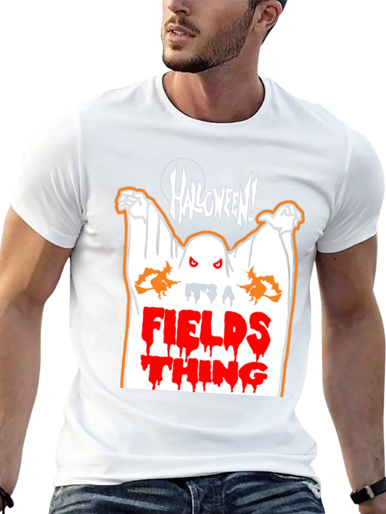 Halloween Fields Thing Graphic T-Shirt