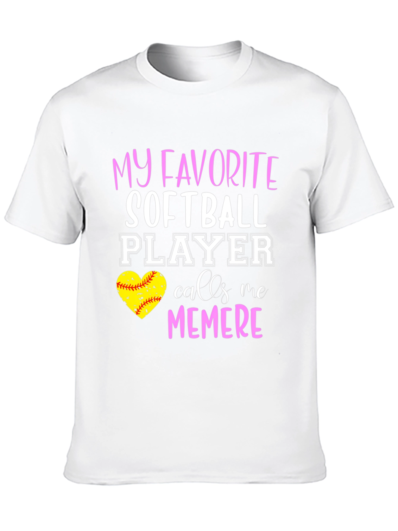 My Favorite Softball Player Calls Me Memere T-Shirt