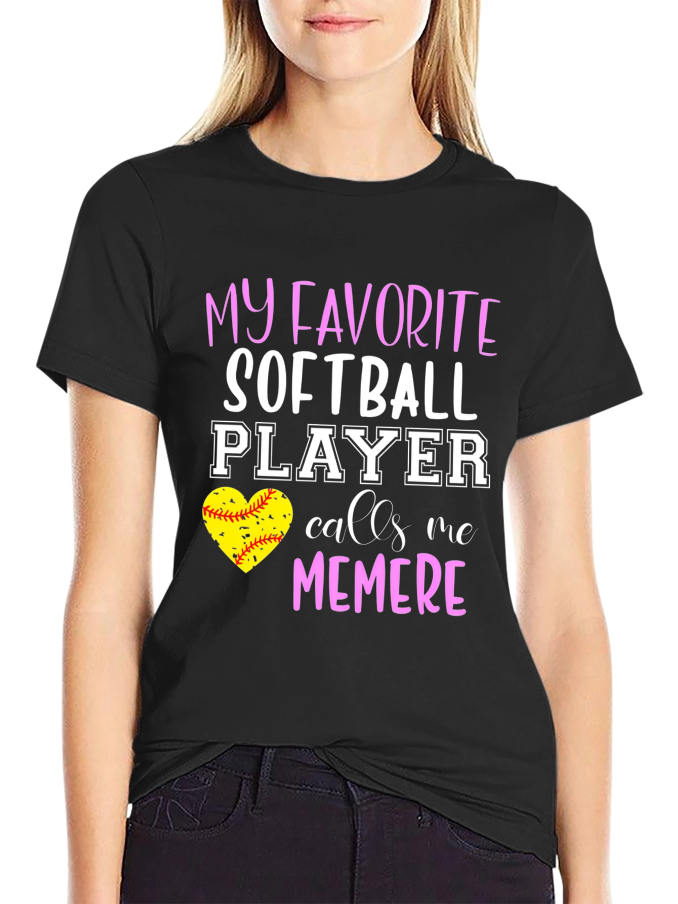 My Favorite Softball Player Calls Me Memere T-Shirt