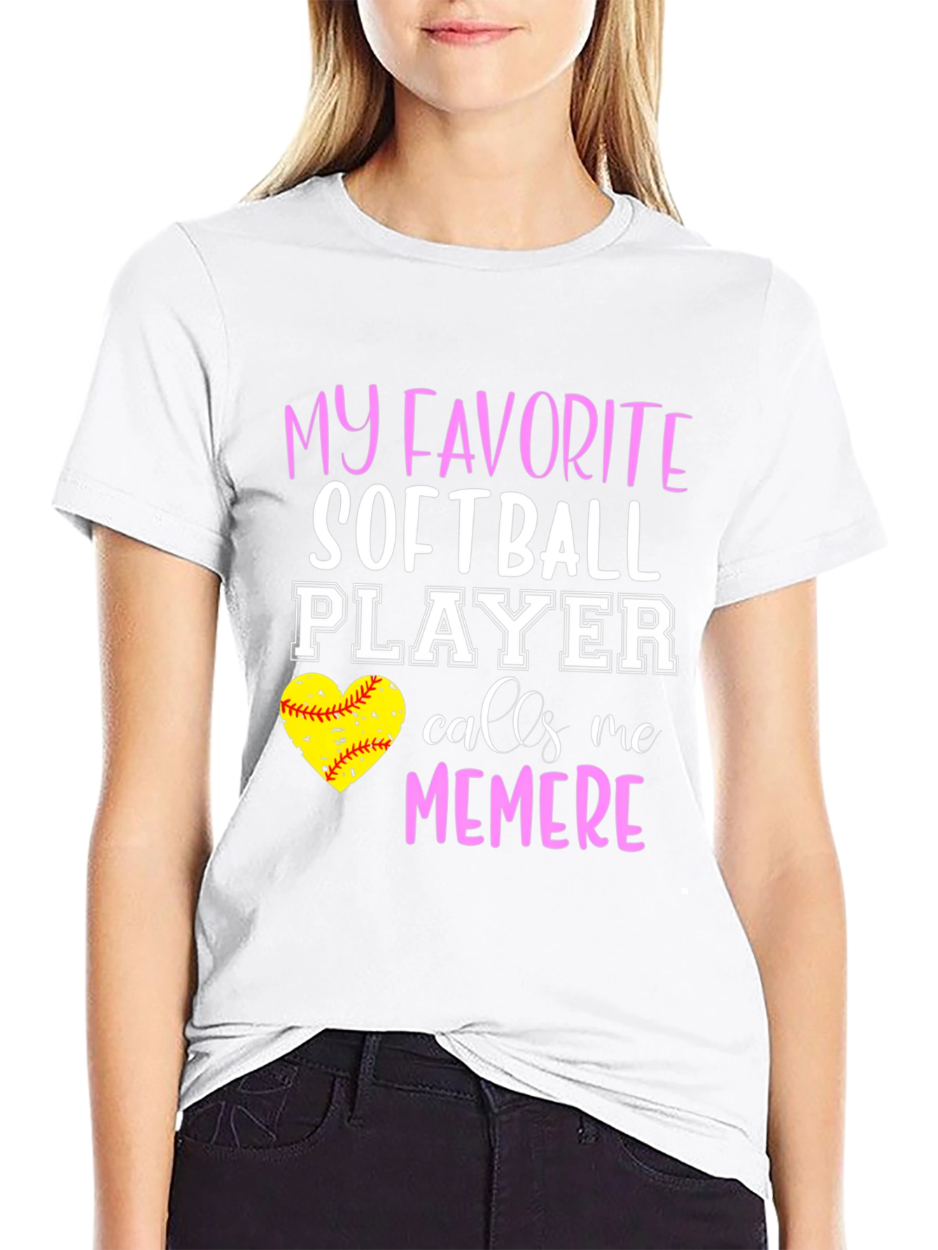 My Favorite Softball Player Calls Me Memere T-Shirt