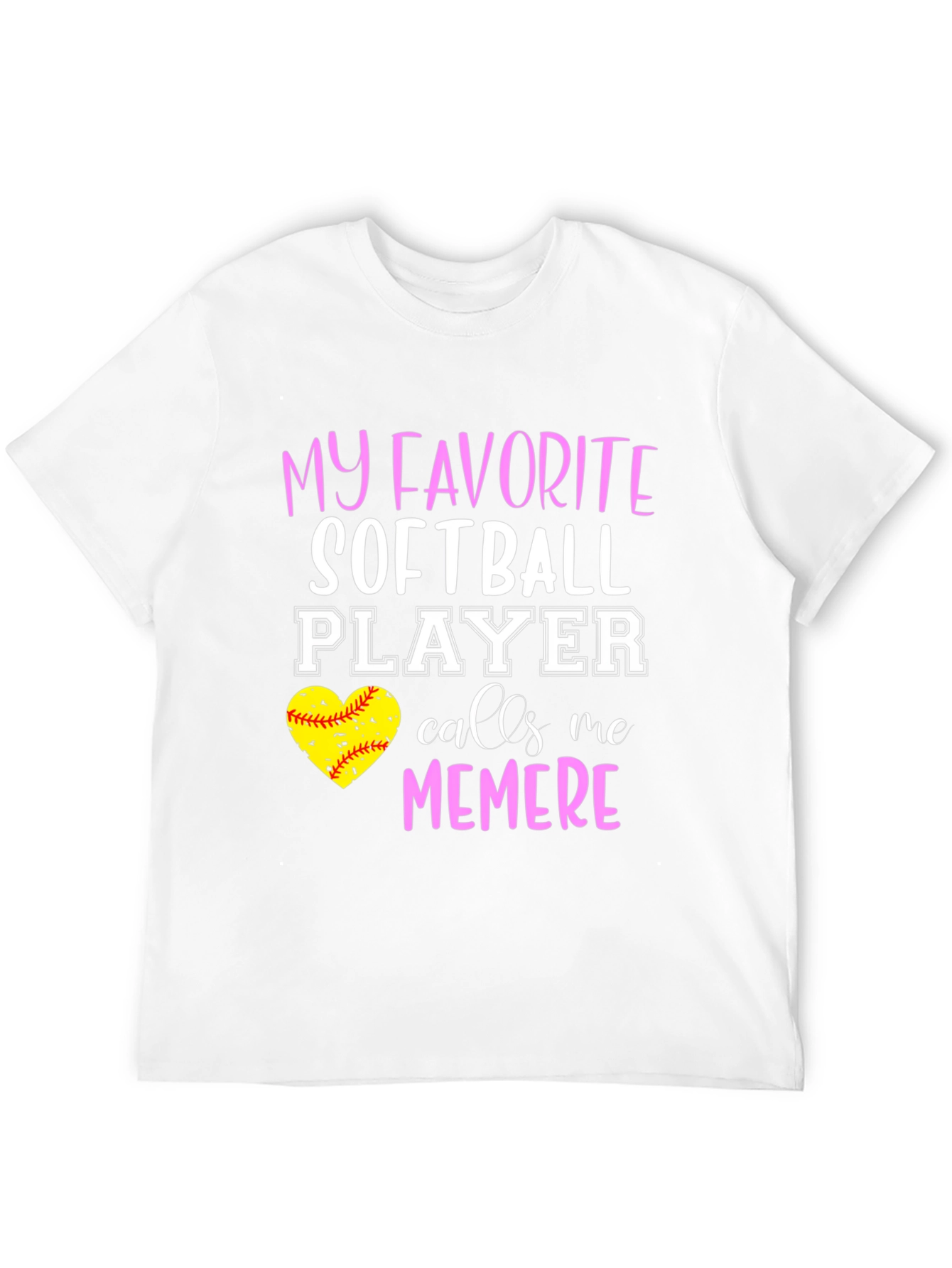 My Favorite Softball Player Calls Me Memere T-Shirt