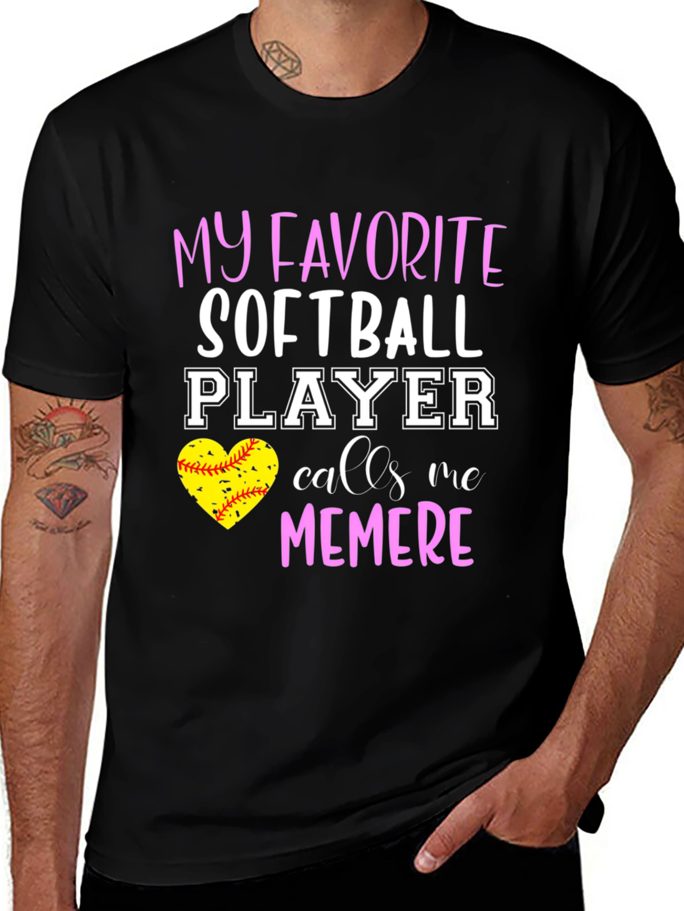 My Favorite Softball Player Calls Me Memere T-Shirt