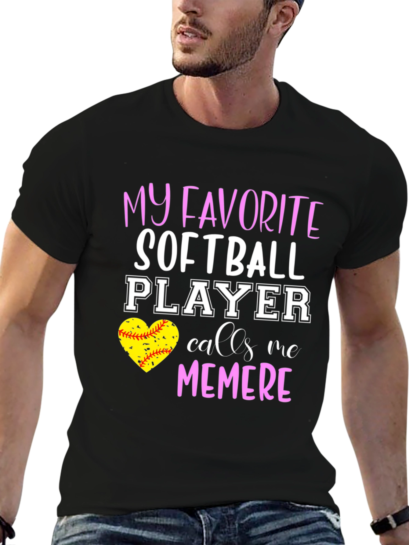 My Favorite Softball Player Calls Me Memere T-Shirt