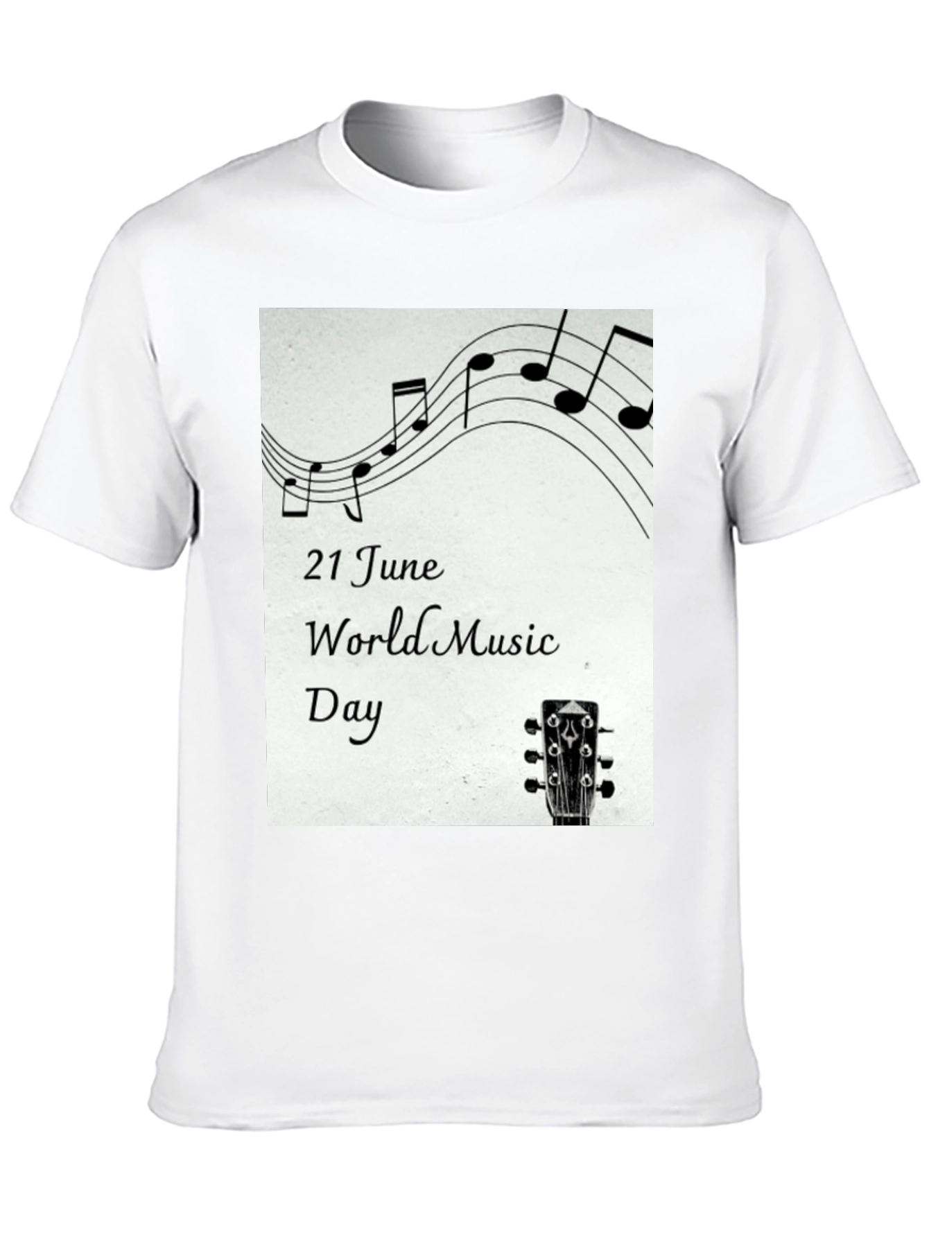 World Music Day Black T-Shirt