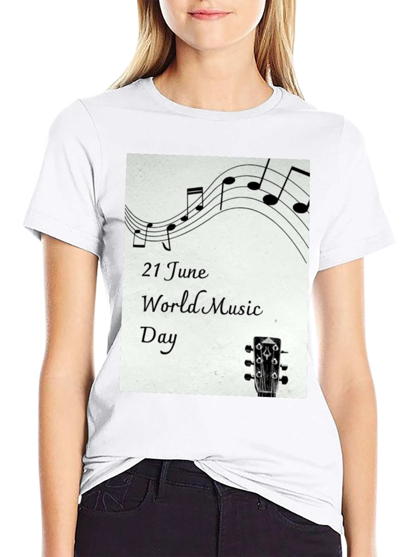 World Music Day Black T-Shirt