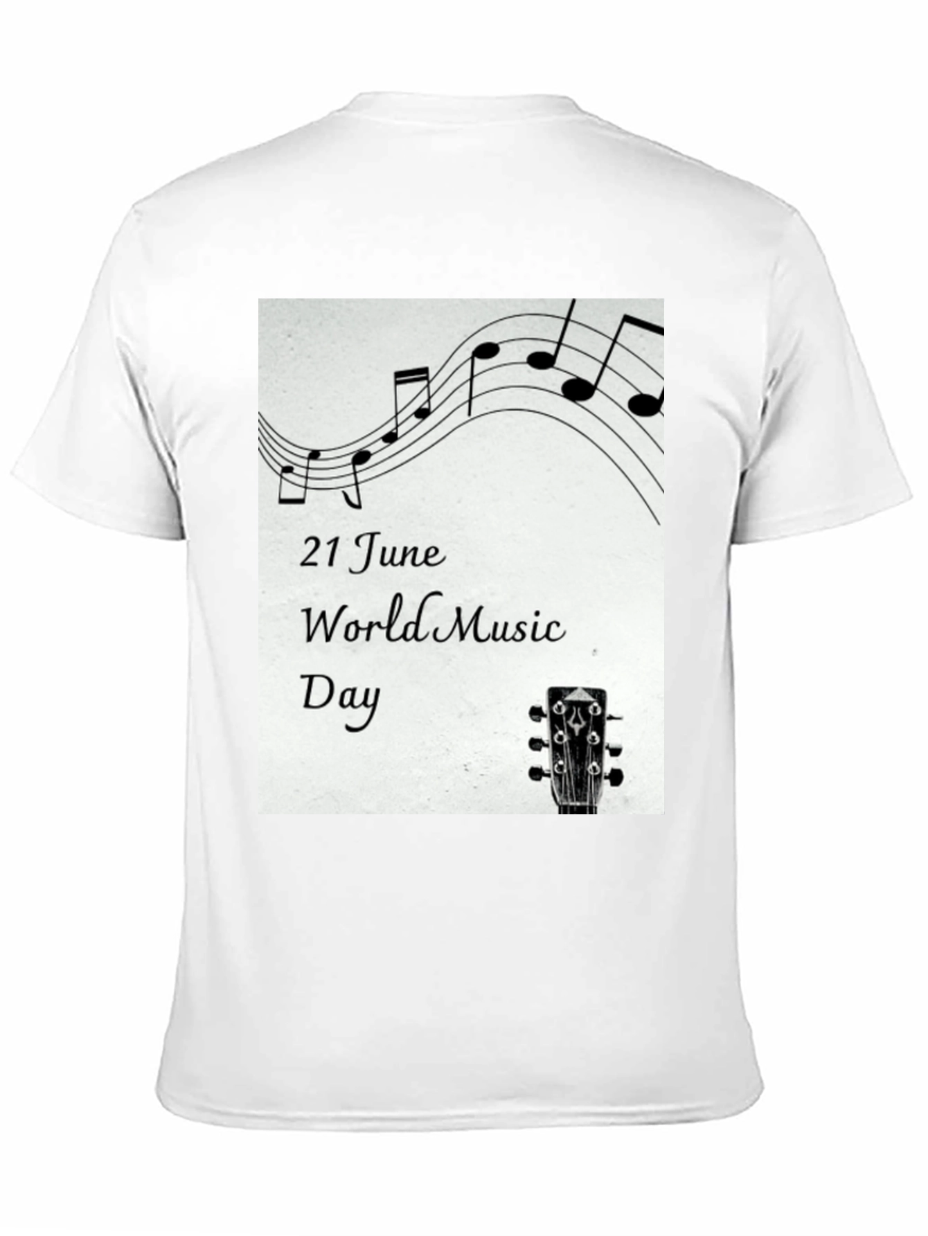 World Music Day Black T-Shirt