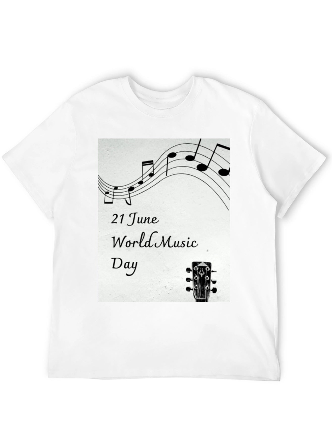 World Music Day Black T-Shirt