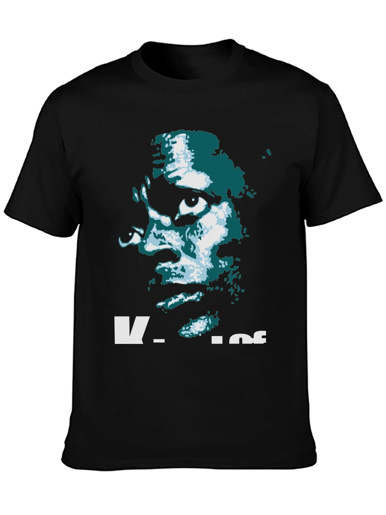 Cool Black Graphic Tee - V.I.P Portrait