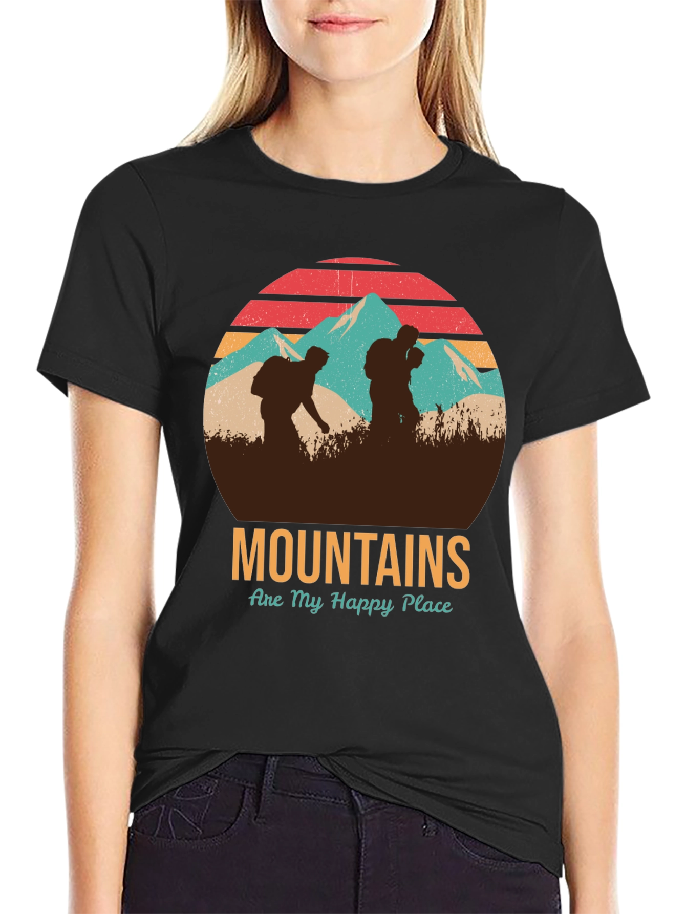 Mountains Are My Happy Place Graphic Tee