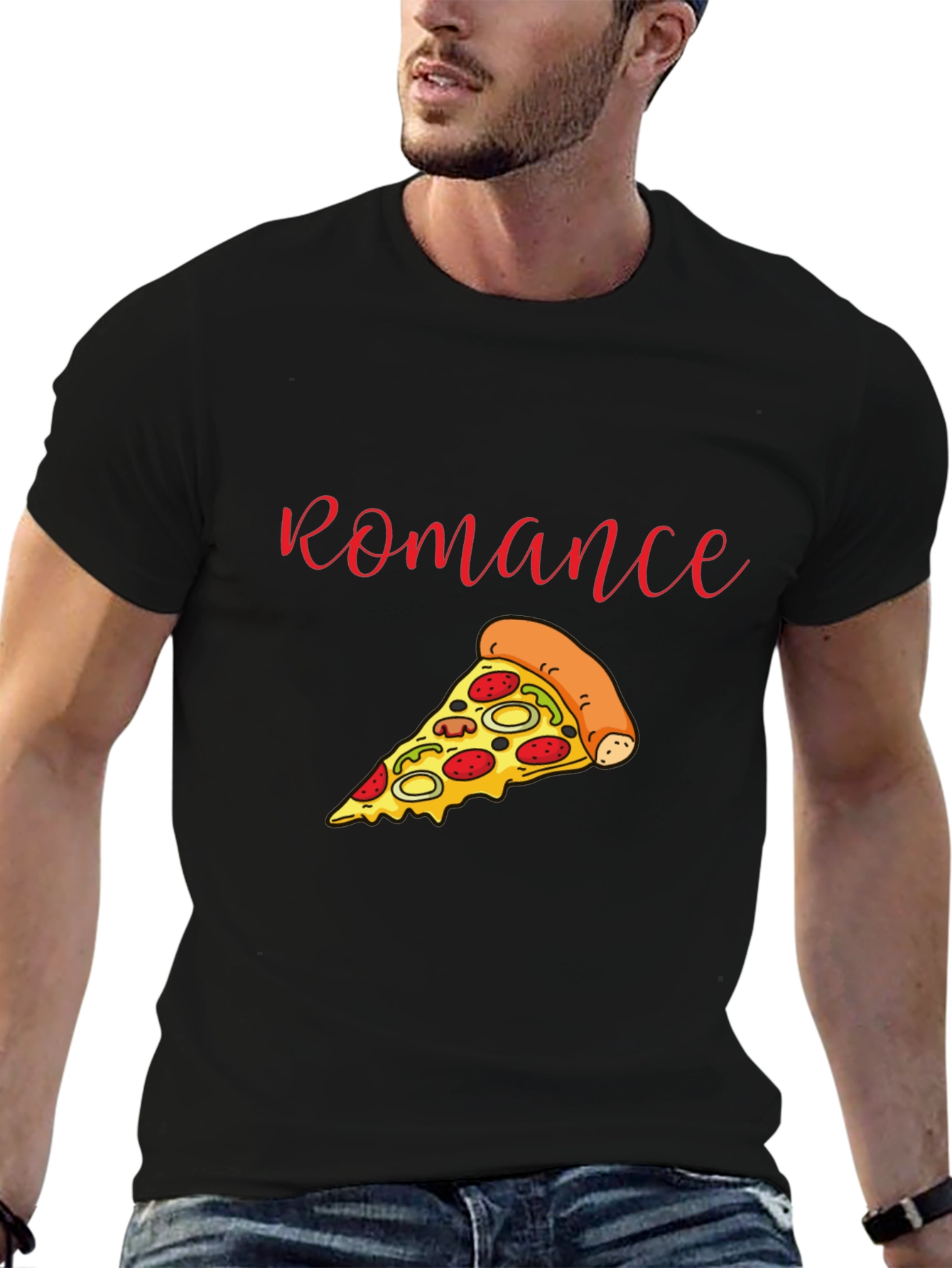 Pizza Romance T-Shirt - Foodie Apparel