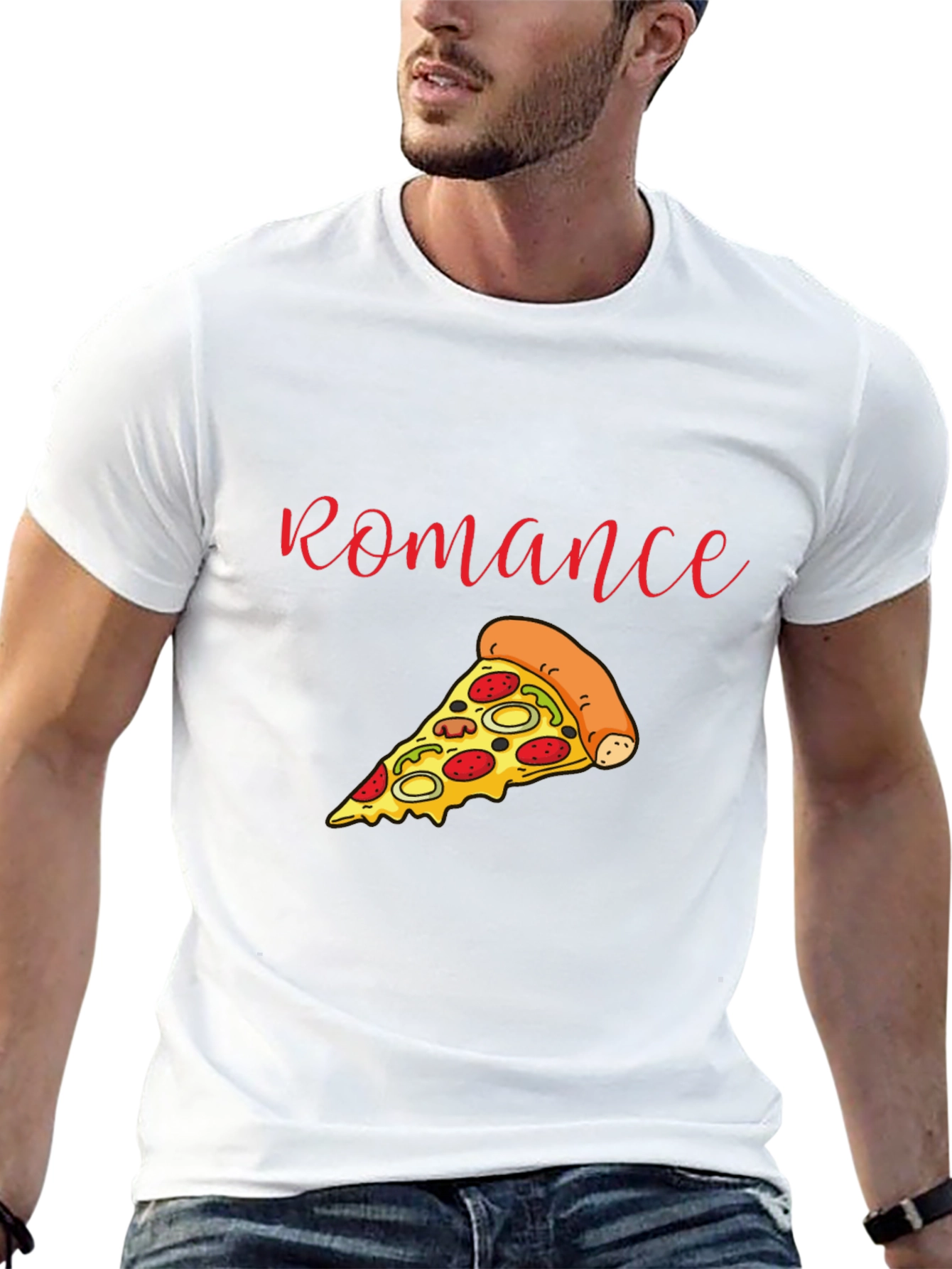Pizza Romance T-Shirt - Foodie Apparel