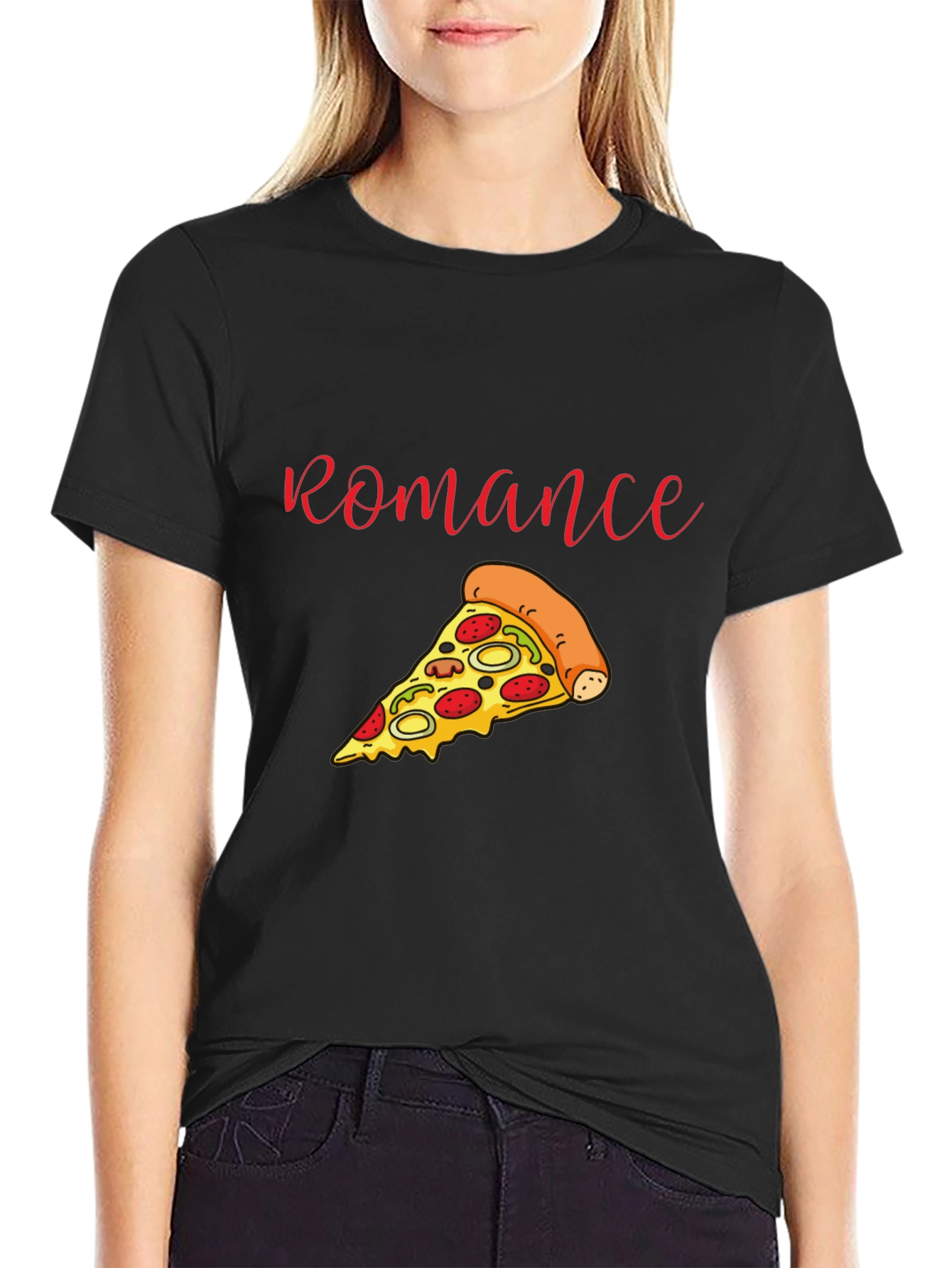 Pizza Romance T-Shirt - Foodie Apparel