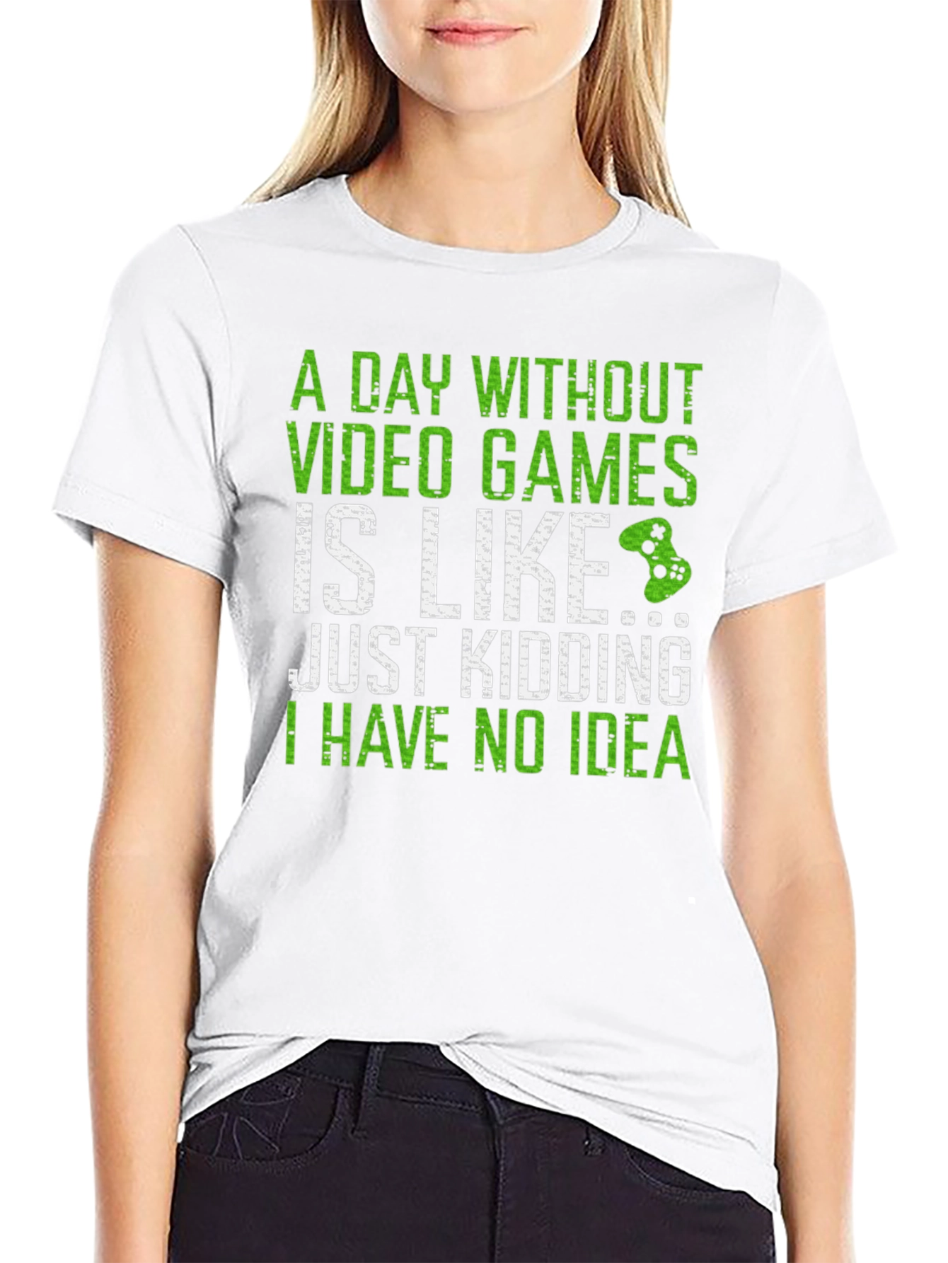 Funny Gamer T-Shirt - A Day Without Video Games