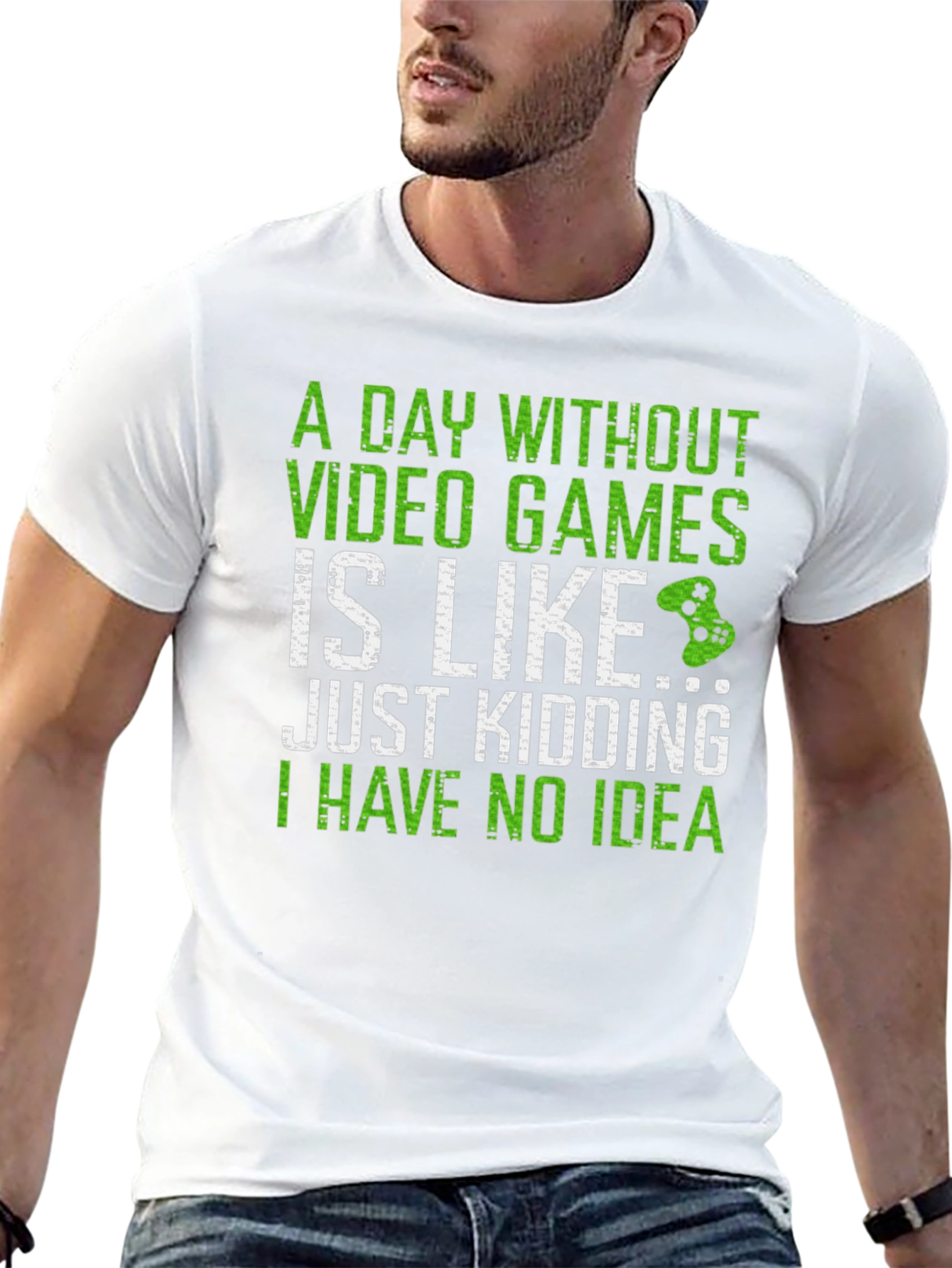 Funny Gamer T-Shirt - A Day Without Video Games
