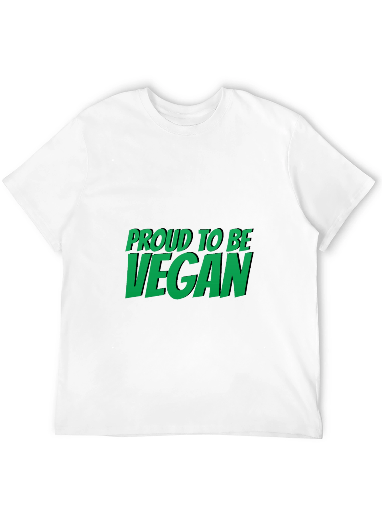 Proud to be Vegan Black T-Shirt
