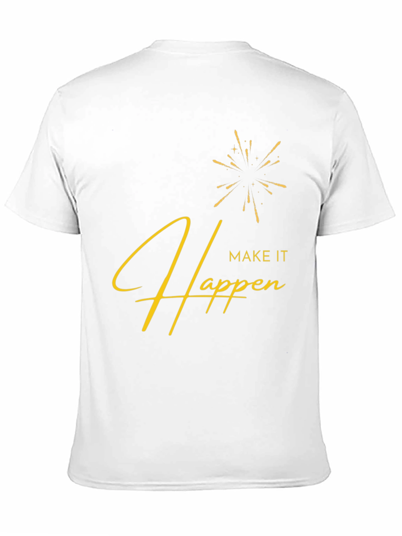 Make It Happen Graphic Tee - Stylish Black T-Shirt