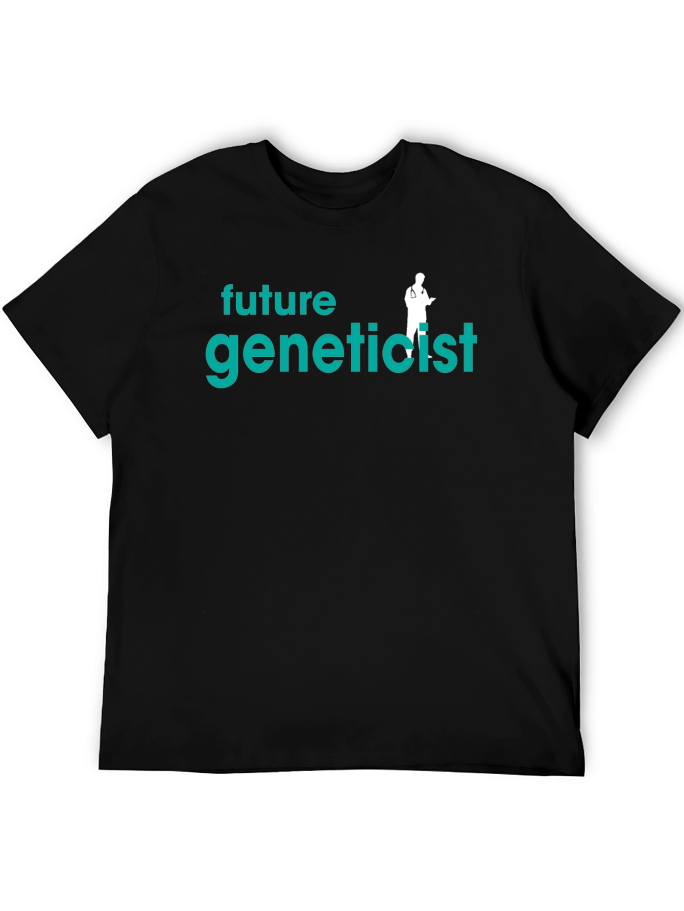 Future Geneticist Black T-Shirt - Science Tee